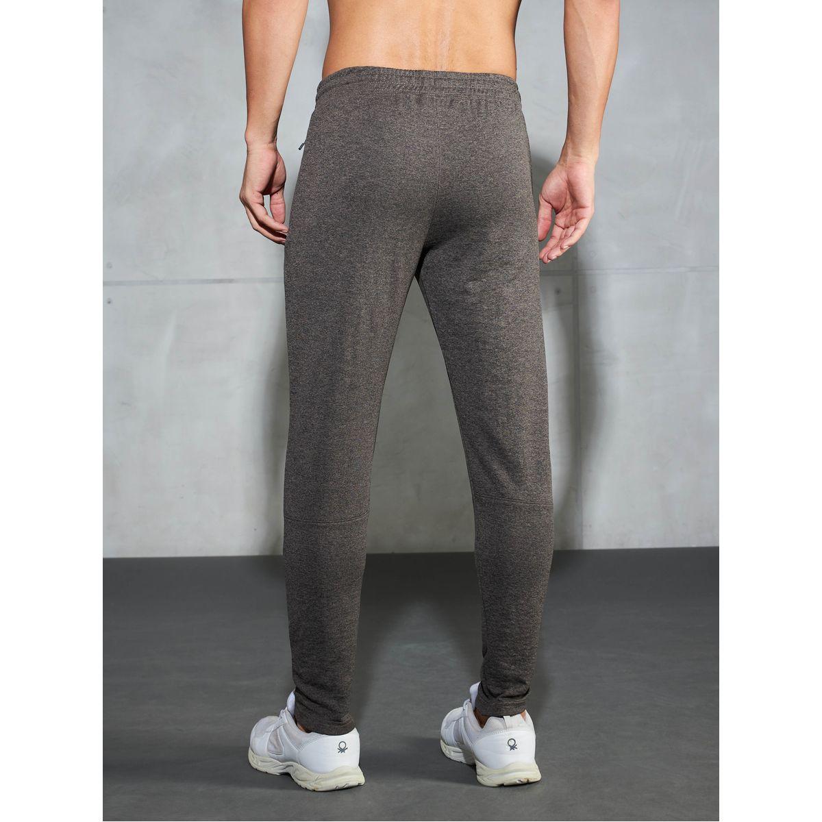 Technosport Men Melange Slim Fit Track Pants-men-clothing-bottoms-joggers-image-4