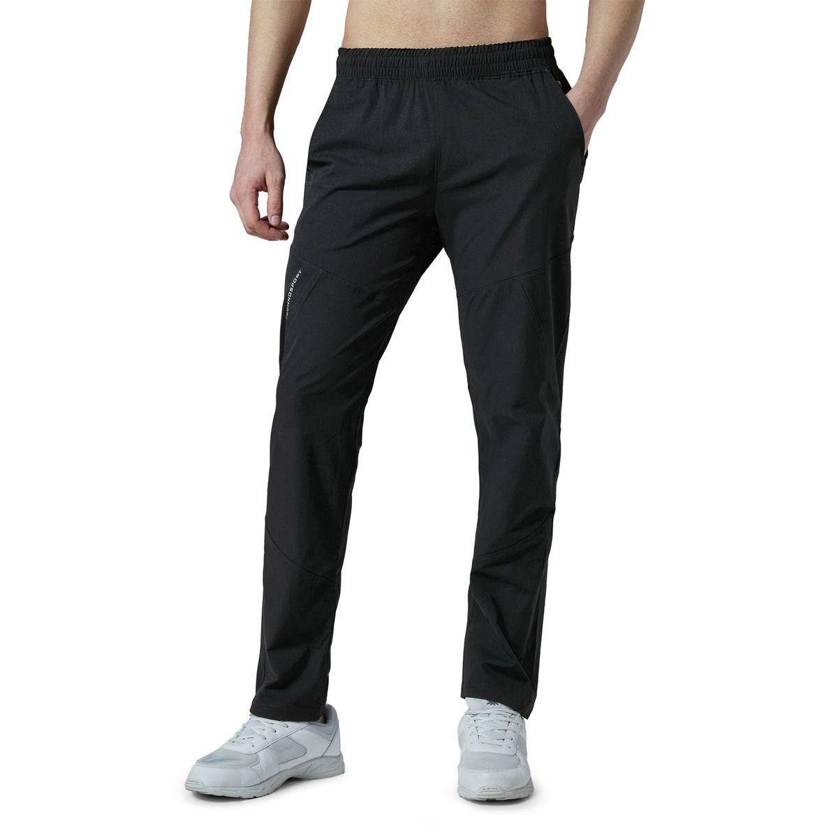 Technosport Solid Mid Rise Stretch Trackpants-men-clothing-sportswearandactivewear-bottoms-image-1