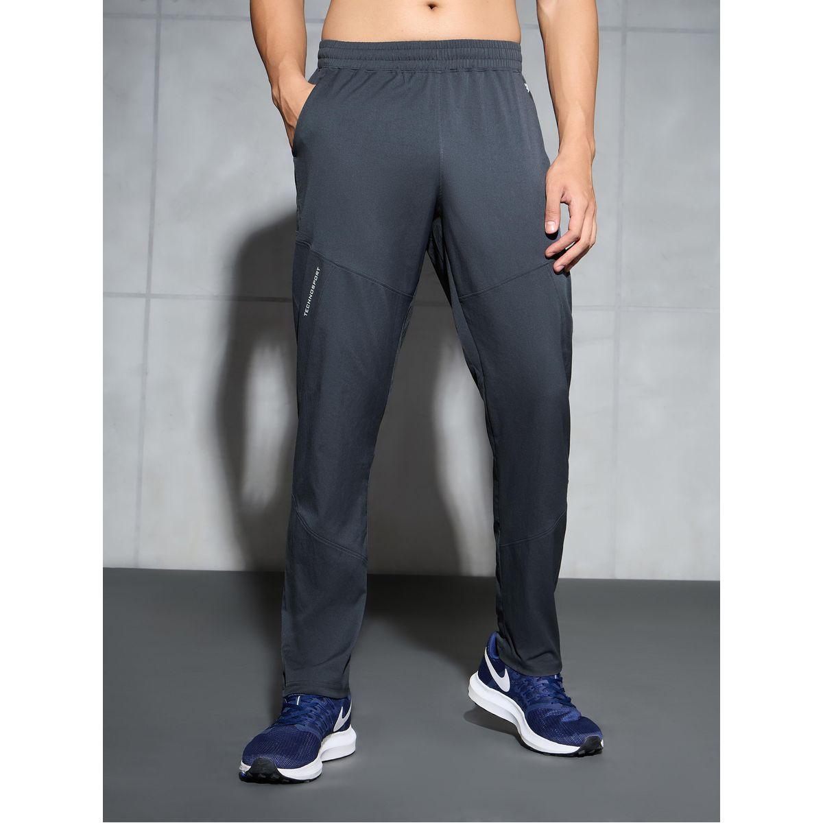 Technosport Men Solid Regular Fit Track Pants-men-clothing-bottoms-joggers-image-1