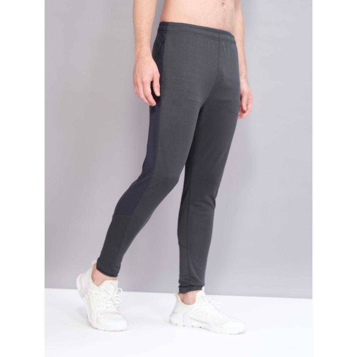 Technosport Men Solid Slim Fit Track Pants-men-clothing-bottoms-joggers-image-2