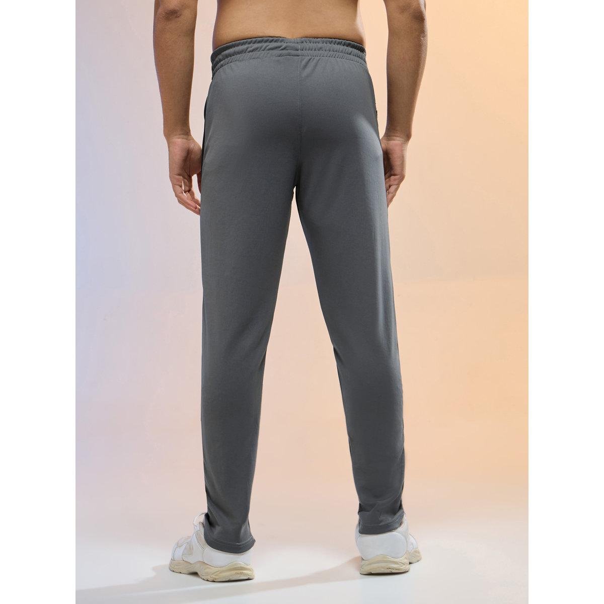 Technosport Men Contrast Side Panel Slim Fit Track Pants-men-clothing-bottoms-joggers-image-4