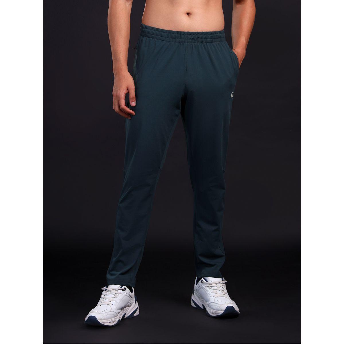 Technosport Men Solid Slim Fit Track Pants-men-clothing-bottoms-joggers-image-1