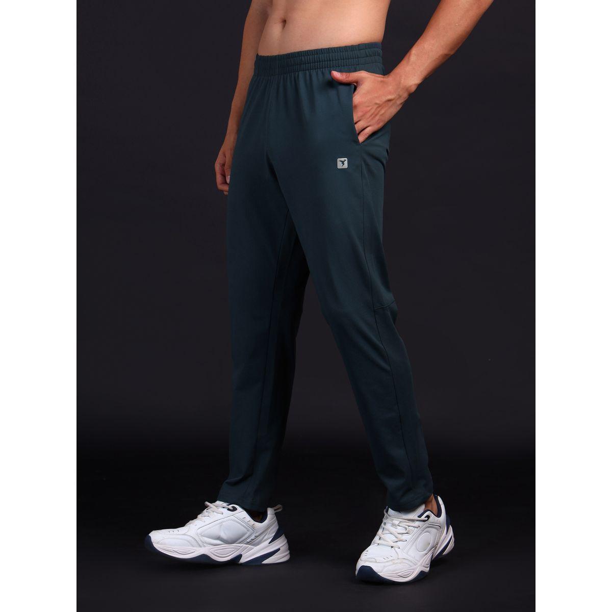 Technosport Men Solid Slim Fit Track Pants-men-clothing-bottoms-joggers-image-2
