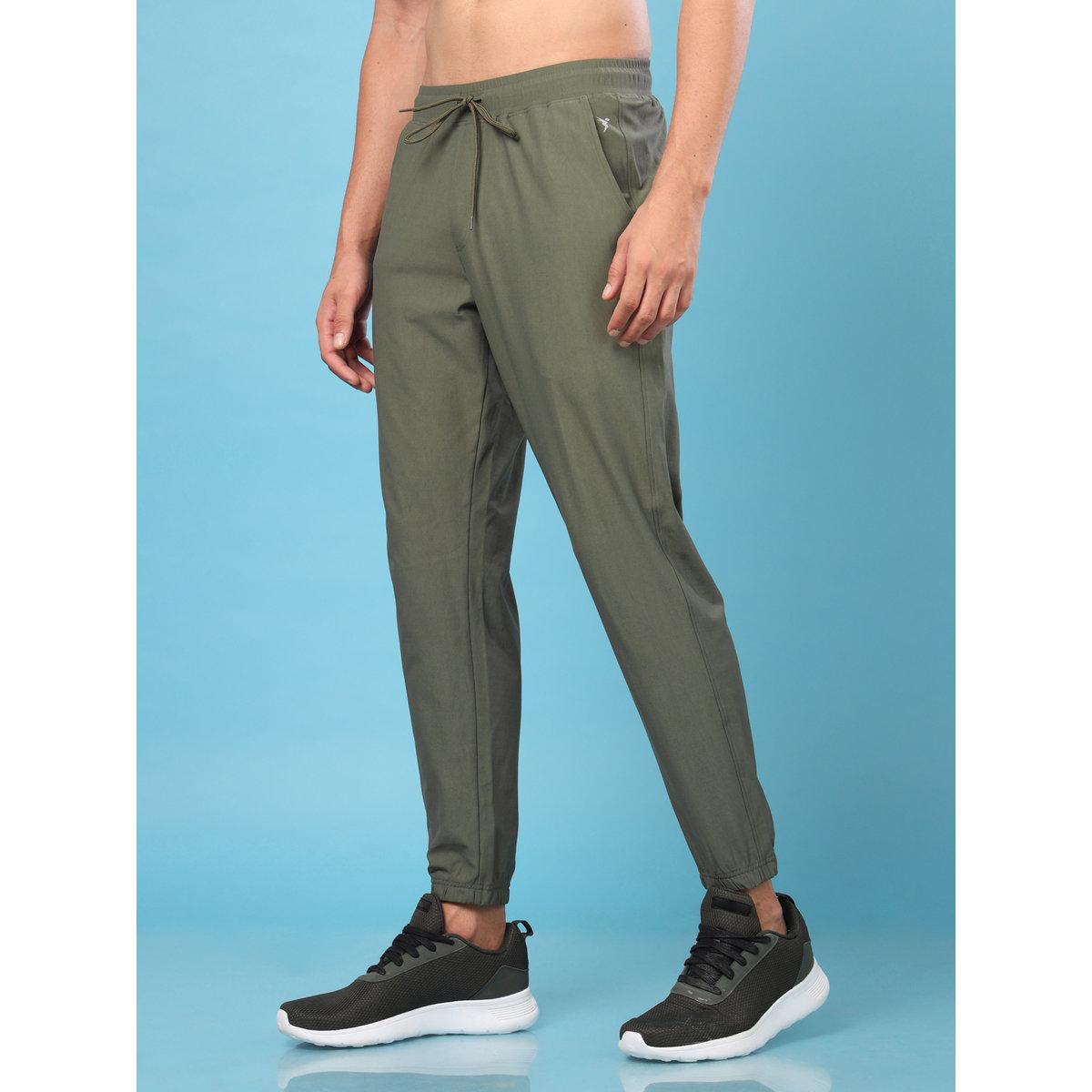Technosport Men Green Solid 4-Way Stretch Joggers-men-clothing-bottoms-joggers-image-4