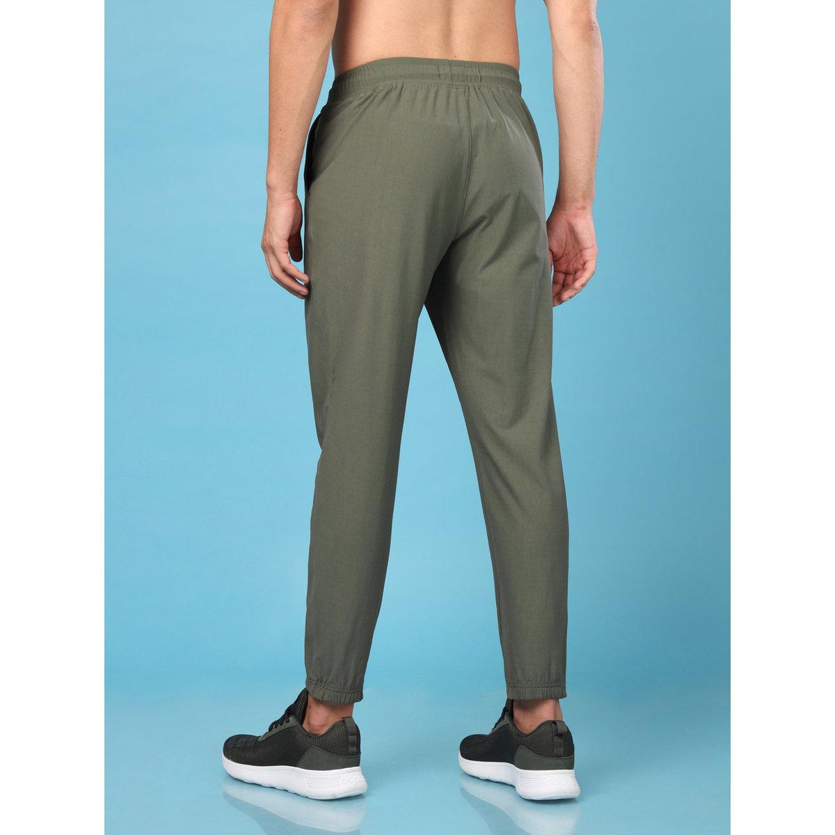 Technosport Men Green Solid 4-Way Stretch Joggers-men-clothing-bottoms-joggers-image-5