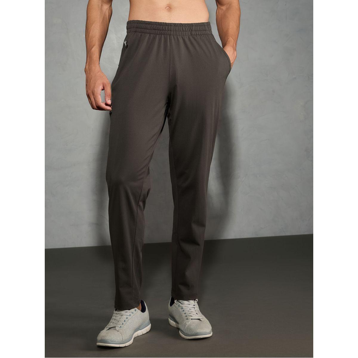Technosport Men Olive Solid Relaxed Fit Track Pants-men-clothing-bottoms-joggers-image-3