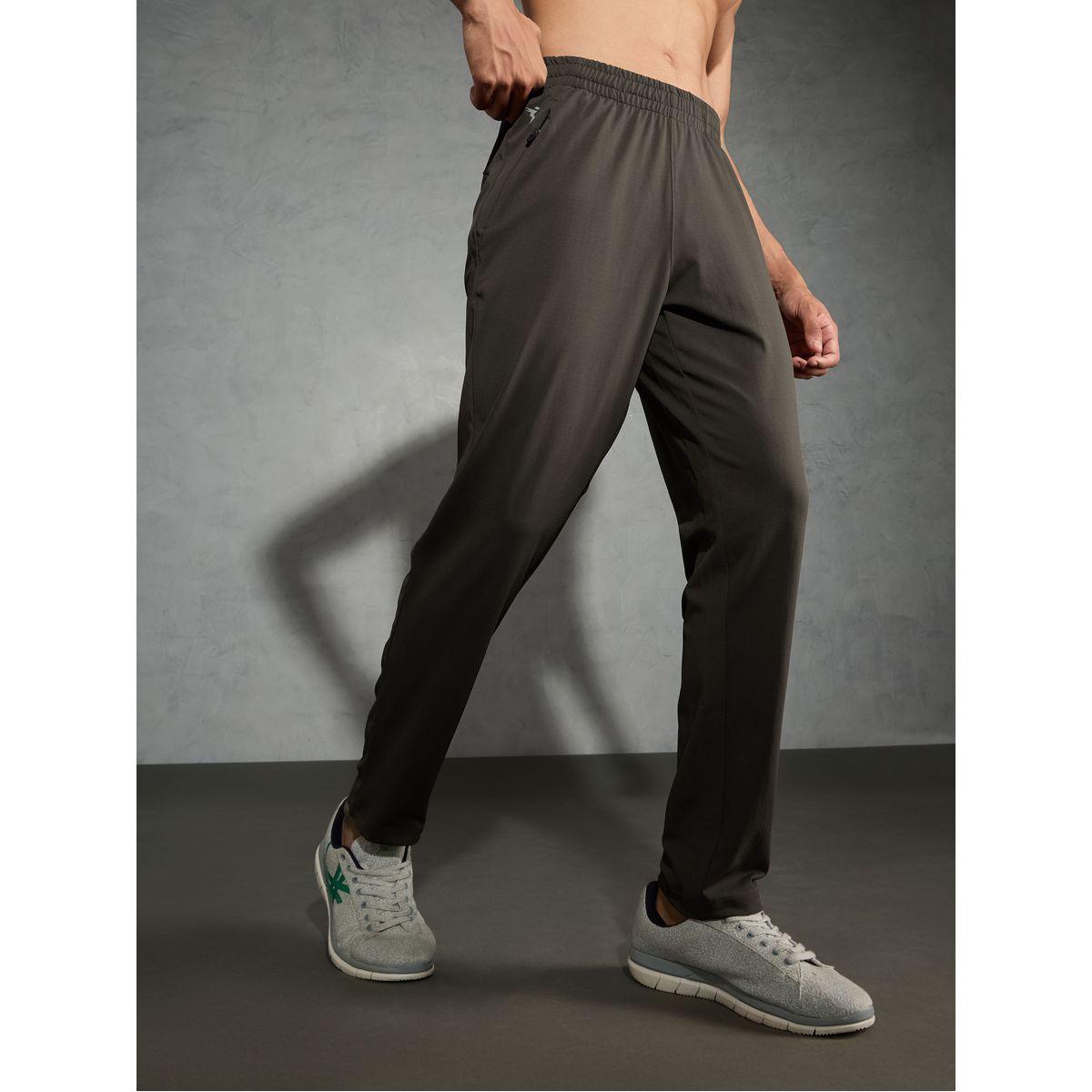 Technosport Men Olive Solid Relaxed Fit Track Pants-men-clothing-bottoms-joggers-image-4