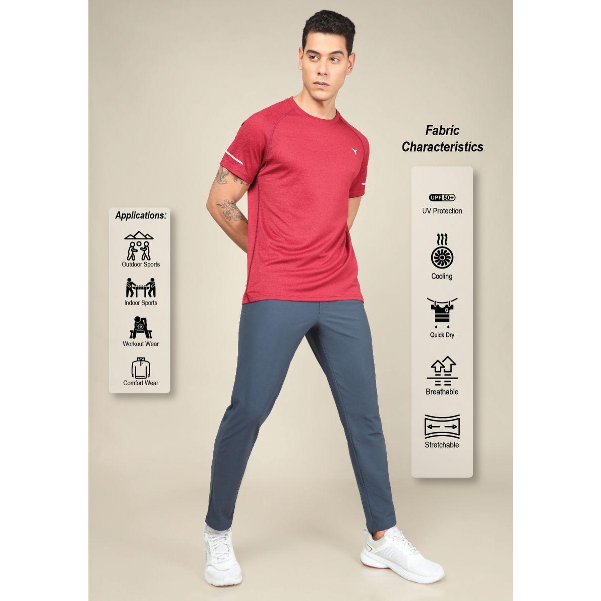 Technosport Men Grey Solid Relaxed Fit Track Pants-men-clothing-bottoms-joggers-image-5