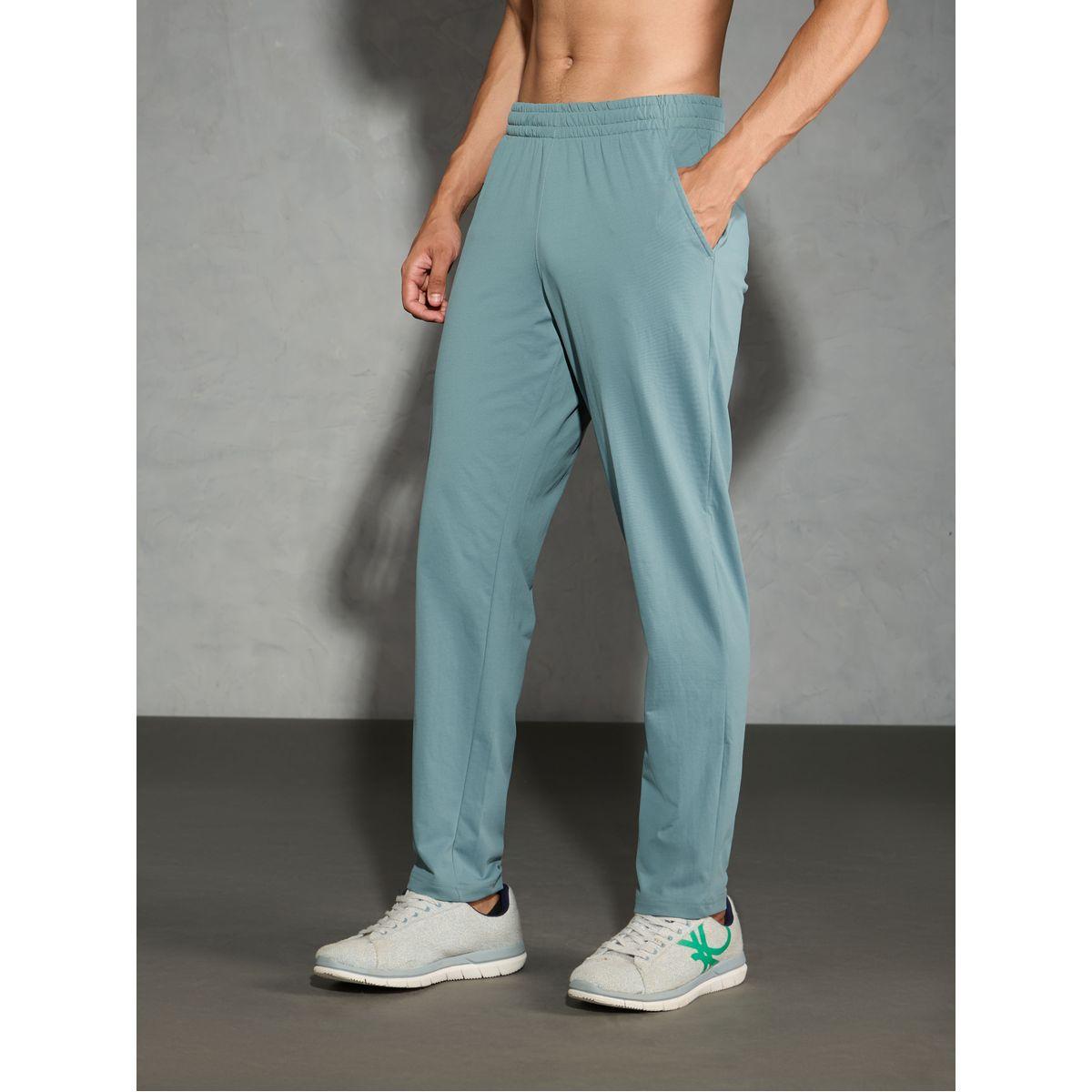 Technosport Men Green Solid Relaxed Fit Track Pants-men-clothing-bottoms-joggers-image-1