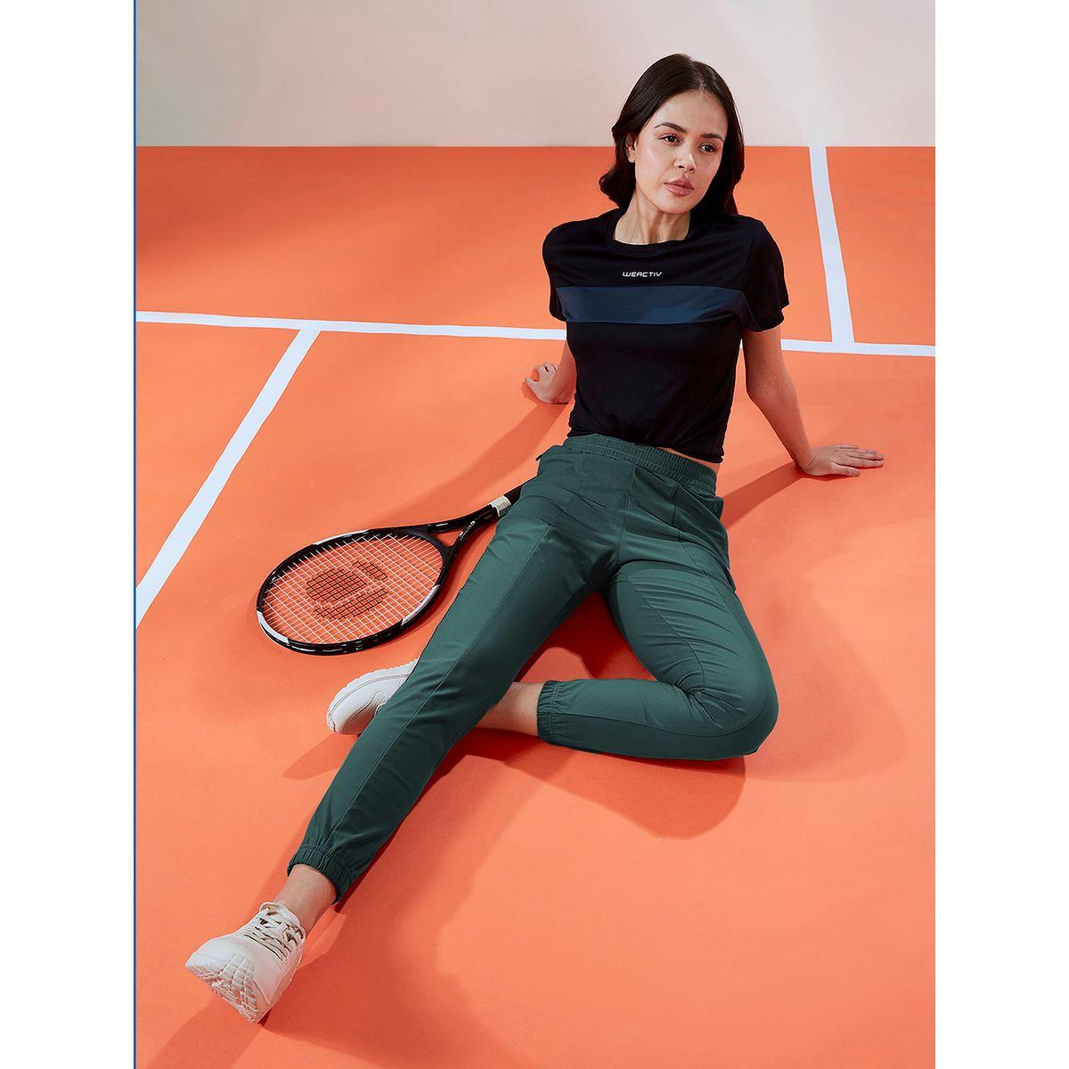 جوغر سادة بحواف مُكبلة-women-clothing-bottoms-joggers-image-1