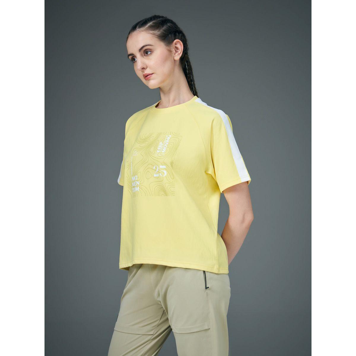 Technosport Women Graphic Print 4-Way Stretch Regular Fit T-Shirt-women-clothing-tshirts-image-2