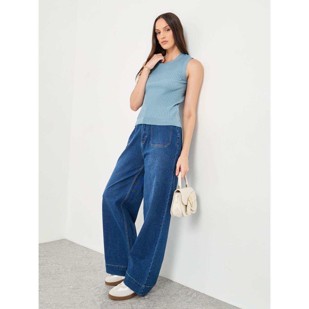 Styli Sleeveless Ribbed Top-women-clothing-shirtsandblouses-blouses-image-2