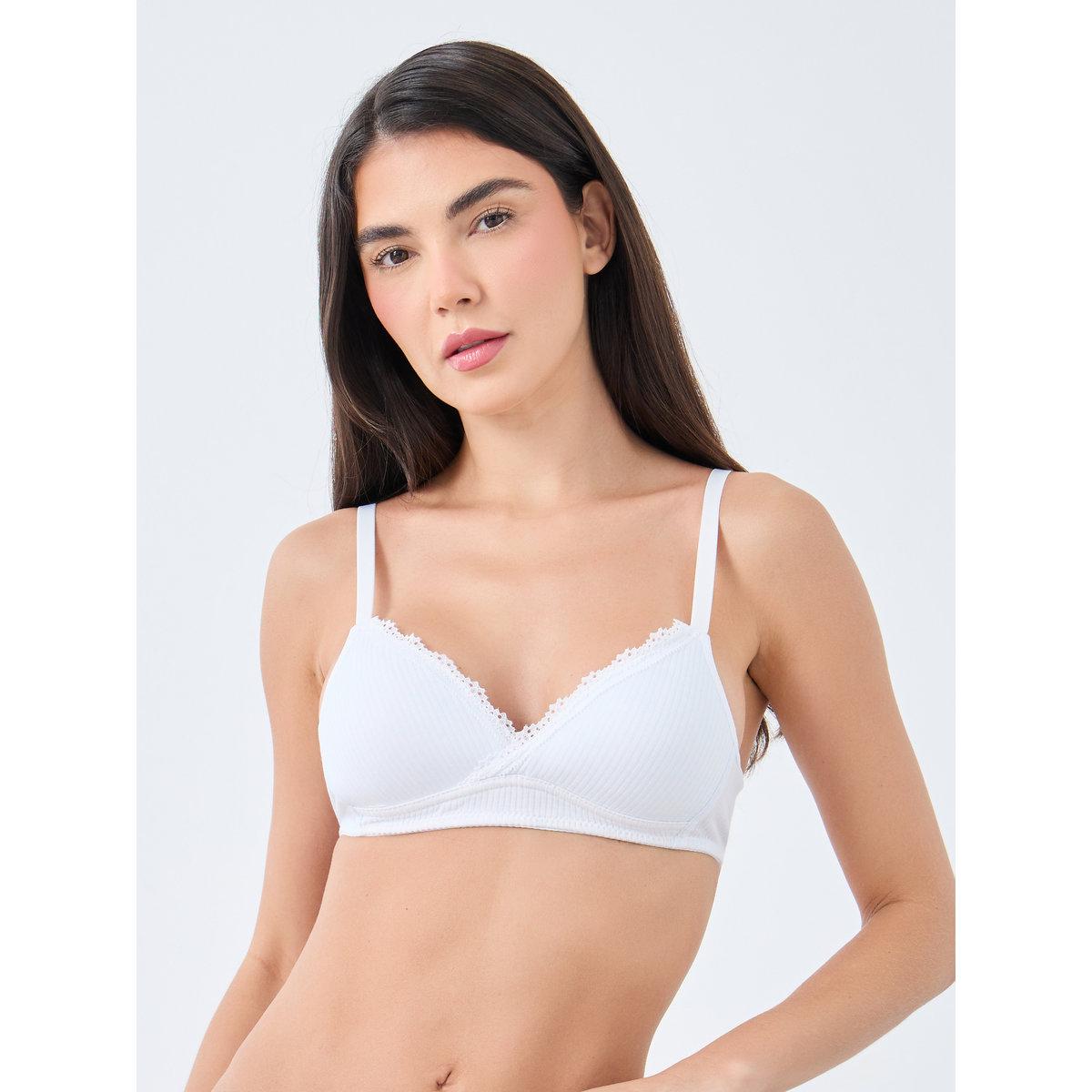 مجموعة من 3 - صدرية مُبطنة بتفاصيل دانتيل-women-clothing-lingerie-bras-image-2