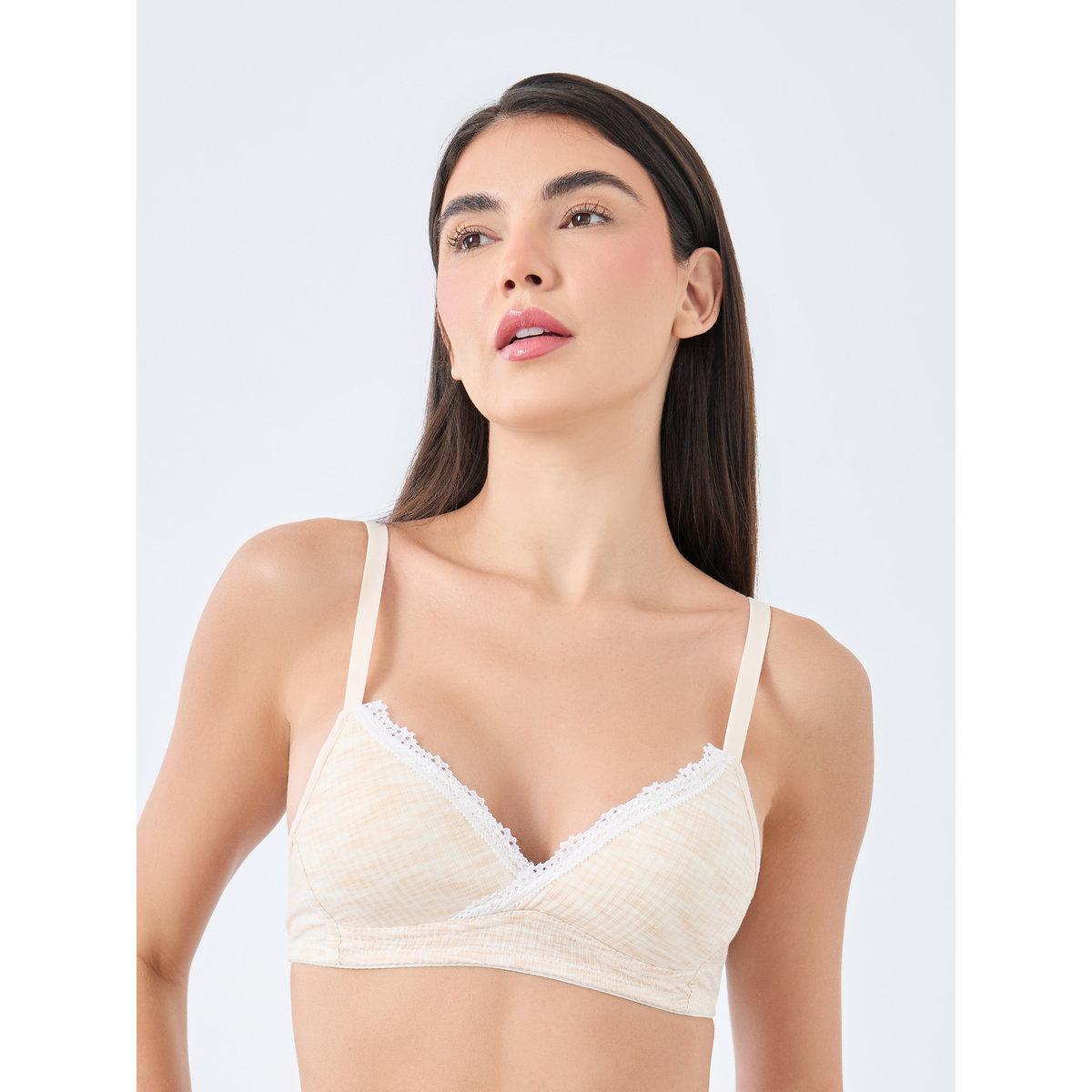 مجموعة من 3 - صدرية مُبطنة بتفاصيل دانتيل-women-clothing-lingerie-bras-image-5
