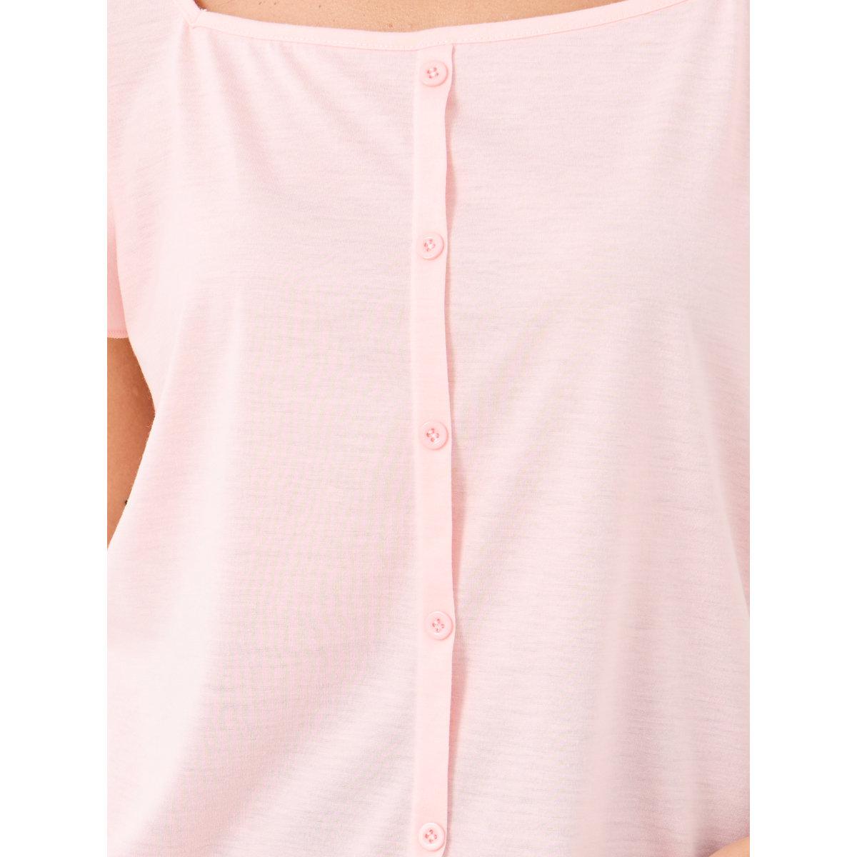 Styli Square Neck Lettuce Hem Top and Paisley Print Pyjama Set-women-clothing-nightwear-pyjamas-longsets-image-4