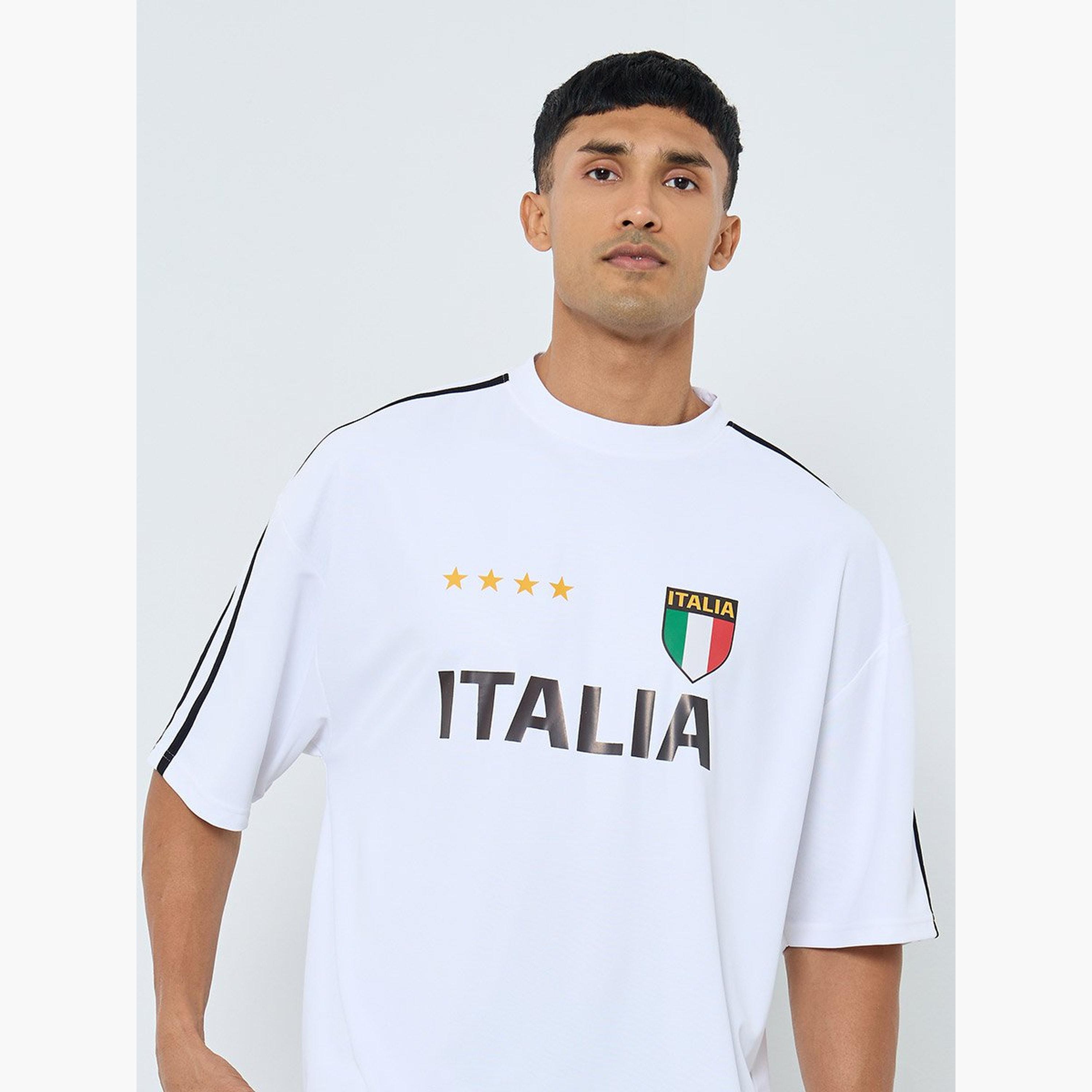 Styli Boxy Fit Contrast Shoulder Stripe Varsity T-Shirt-men-clothing-tshirtsandpolos-tshirts-image-3