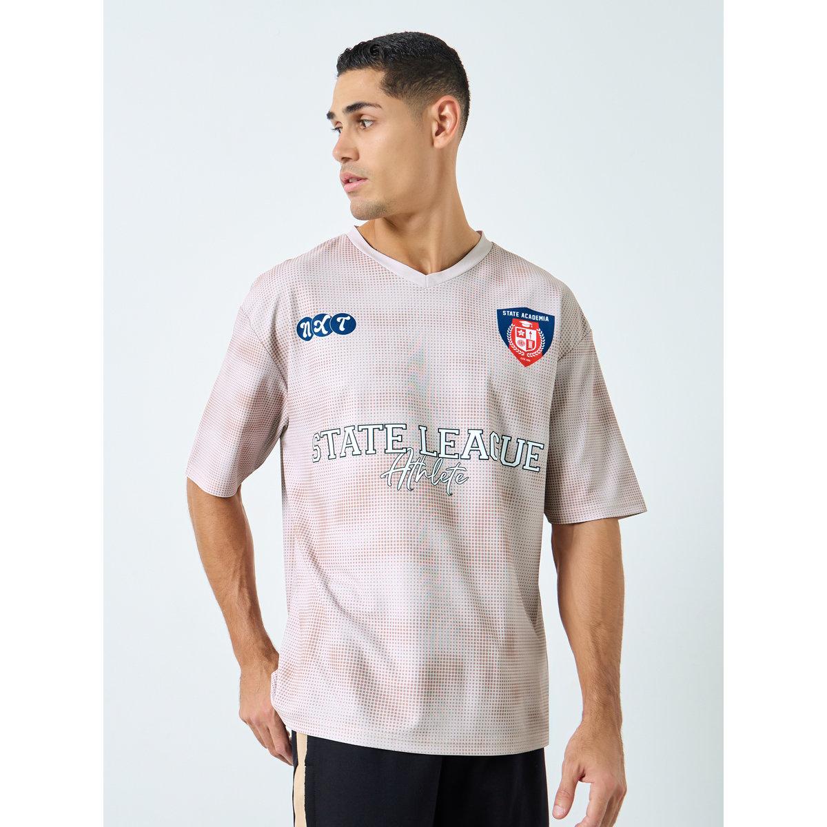 تيشيرت فضفاض بطبعة جرافيك-men-clothing-tshirtsandpolos-tshirts-image-2