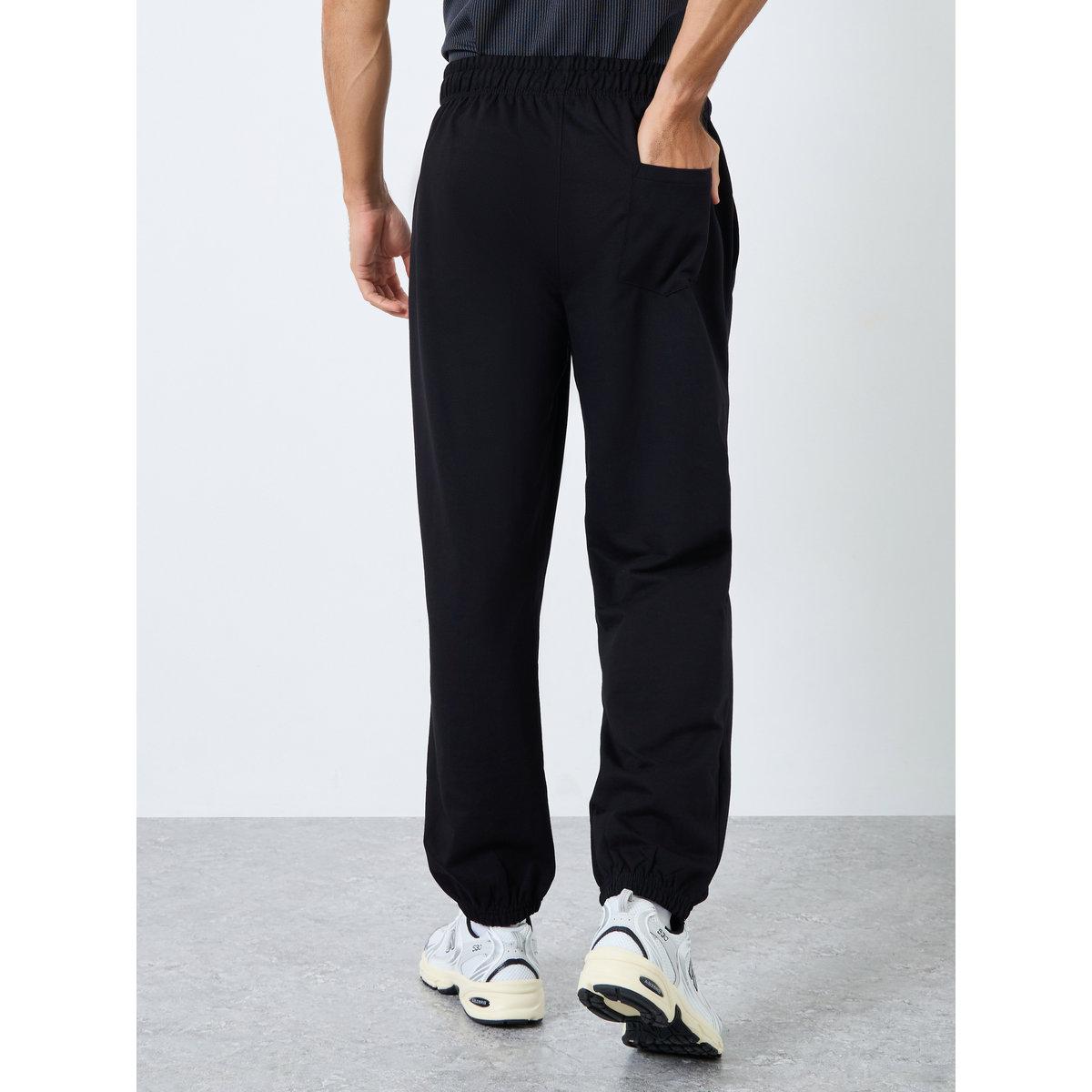 Styli Relaxed Fit Slogan Print Joggers-men-clothing-bottoms-joggers-image-4