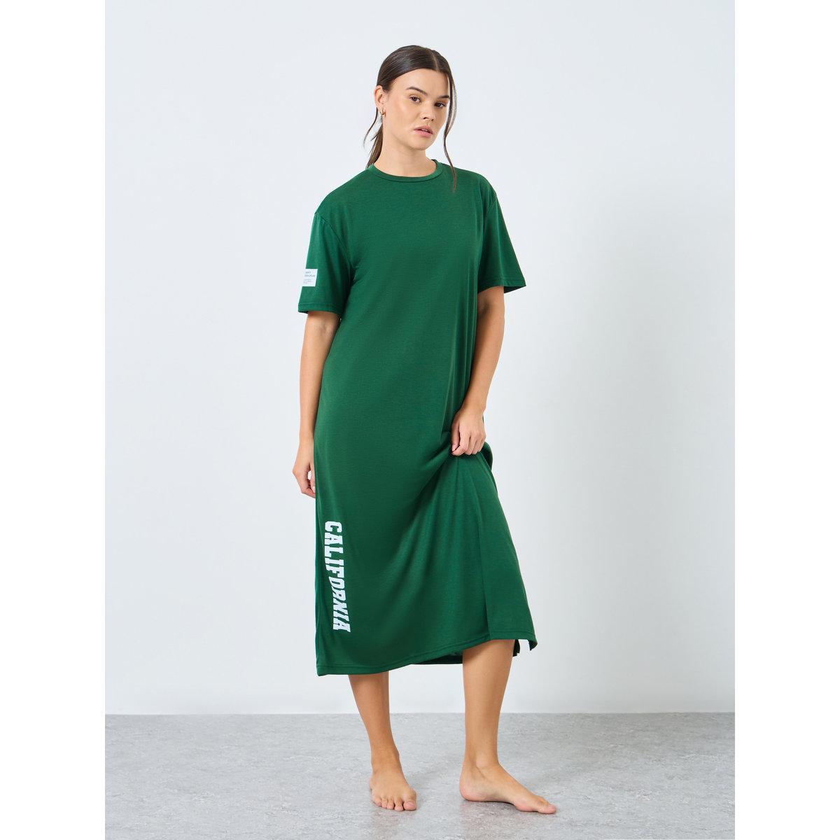 Styli California Patch Sleep T-Shirt Dress-women-clothing-nightwear-nighties-image-1