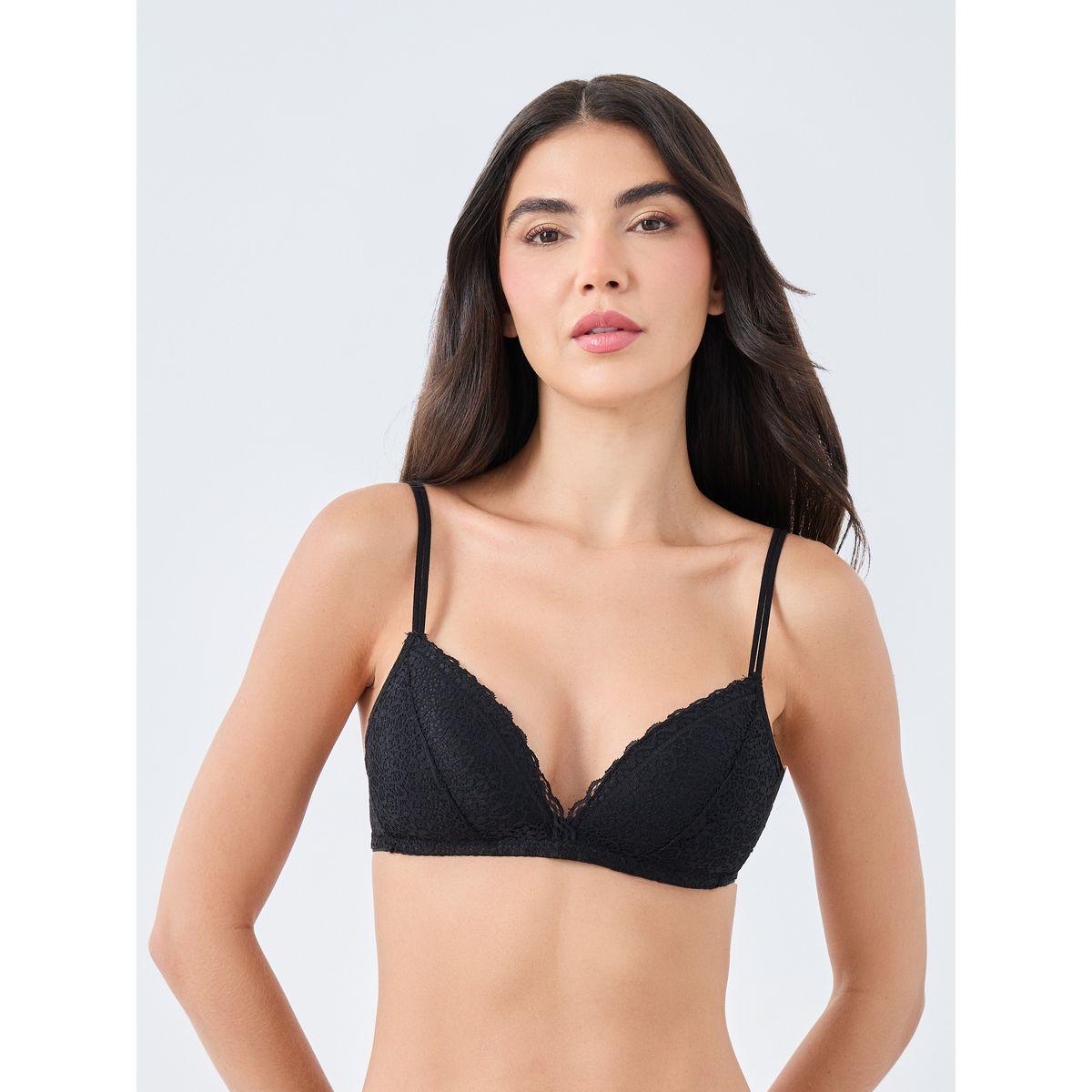 مجموعة من 3 - صدرية بحمالات مع تفاصيل دانتيل-women-clothing-lingerie-bras-image-2