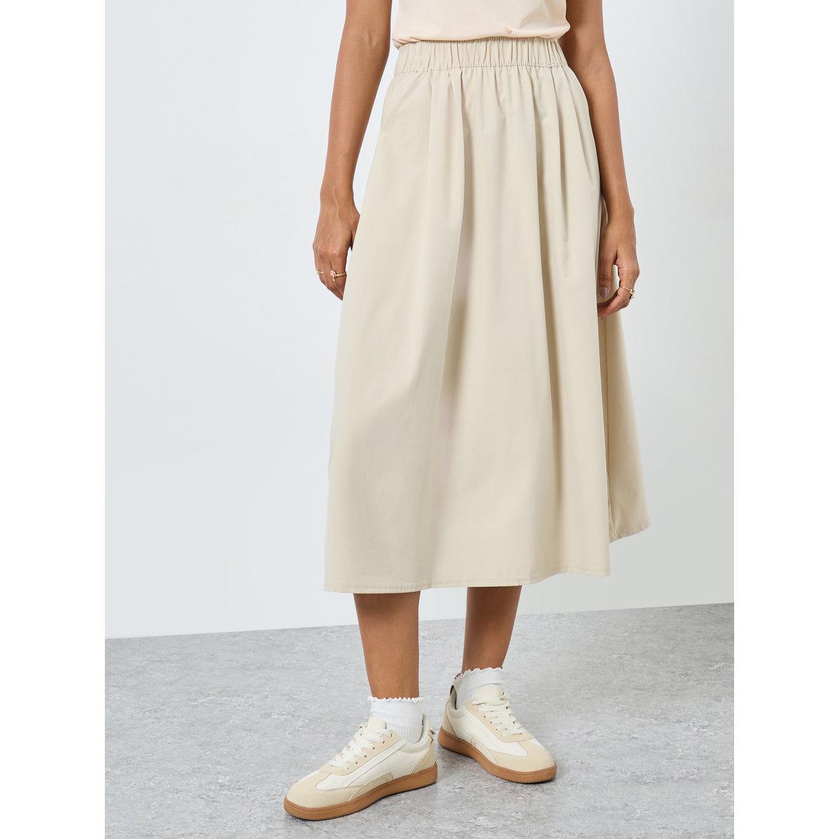 تنورة ميدي بحافة واسعة-women-clothing-bottoms-skirts-image-2
