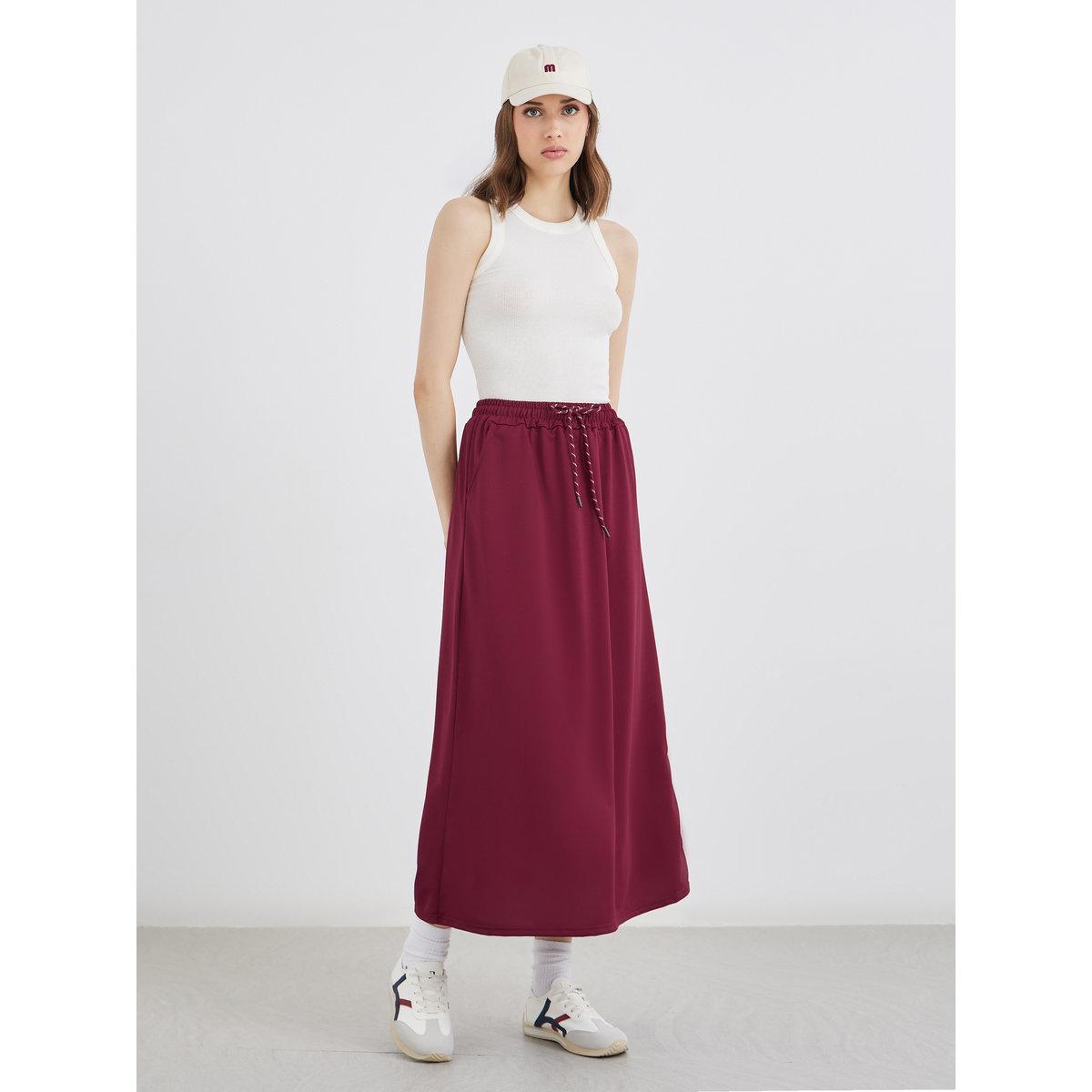 تنورة ميدي بحافة واسعة-women-clothing-bottoms-skirts-image-1