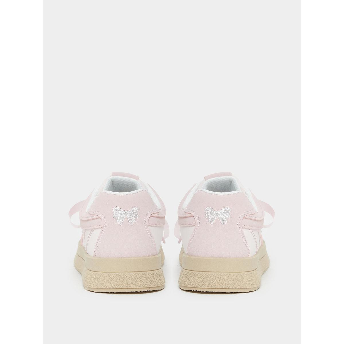 Styli Bow Detail Lace Up Sneakers-women-shoes-sneakers-image-5