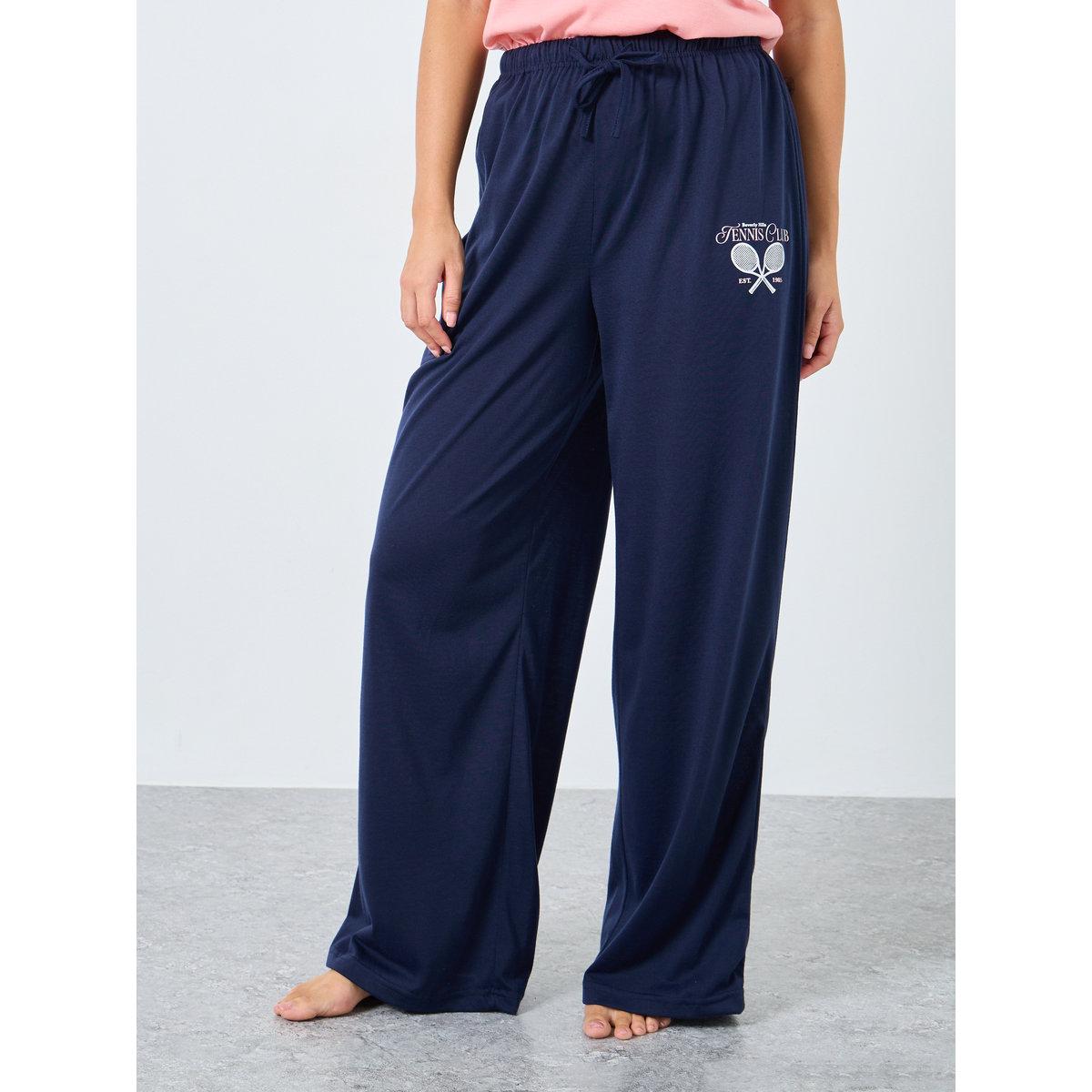 Styli Tennis Club Sport Stripe Tank and Pyjama Set-women-clothing-nightwear-pyjamas-longsets-image-5