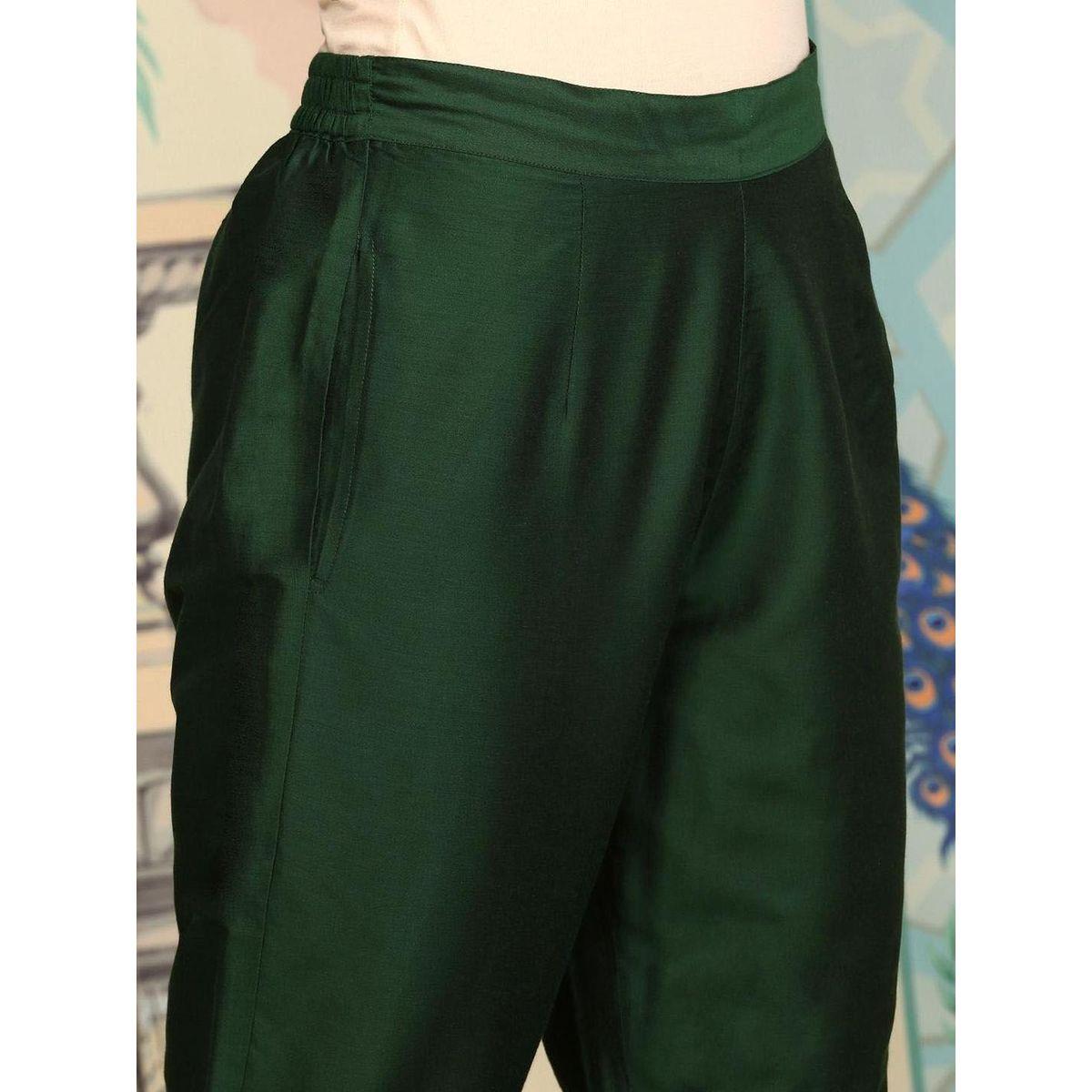 مجموعة من دوباتا وكورت بتفاصيل مُطرّزة-women-clothing-ethnicwear-kurtasets-image-3
