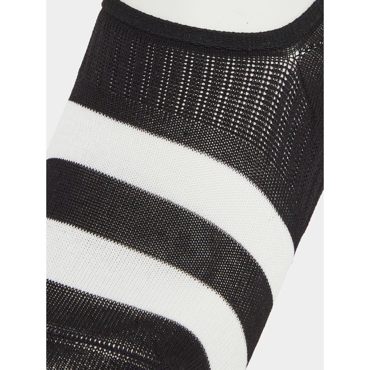 Styli Pack of 2 - Striped Shoe Liner Socks-women-socksandstockings-image-3