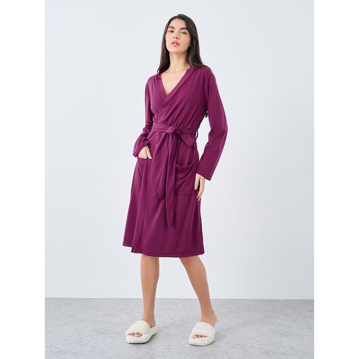Styli Broad Edge Dual Pocket Robe-women-clothing-nightwear-robes-image-1