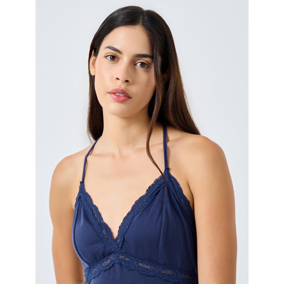 قميص نوم بتفاصيل دانتيل-women-clothing-nightwear-nighties-image-3