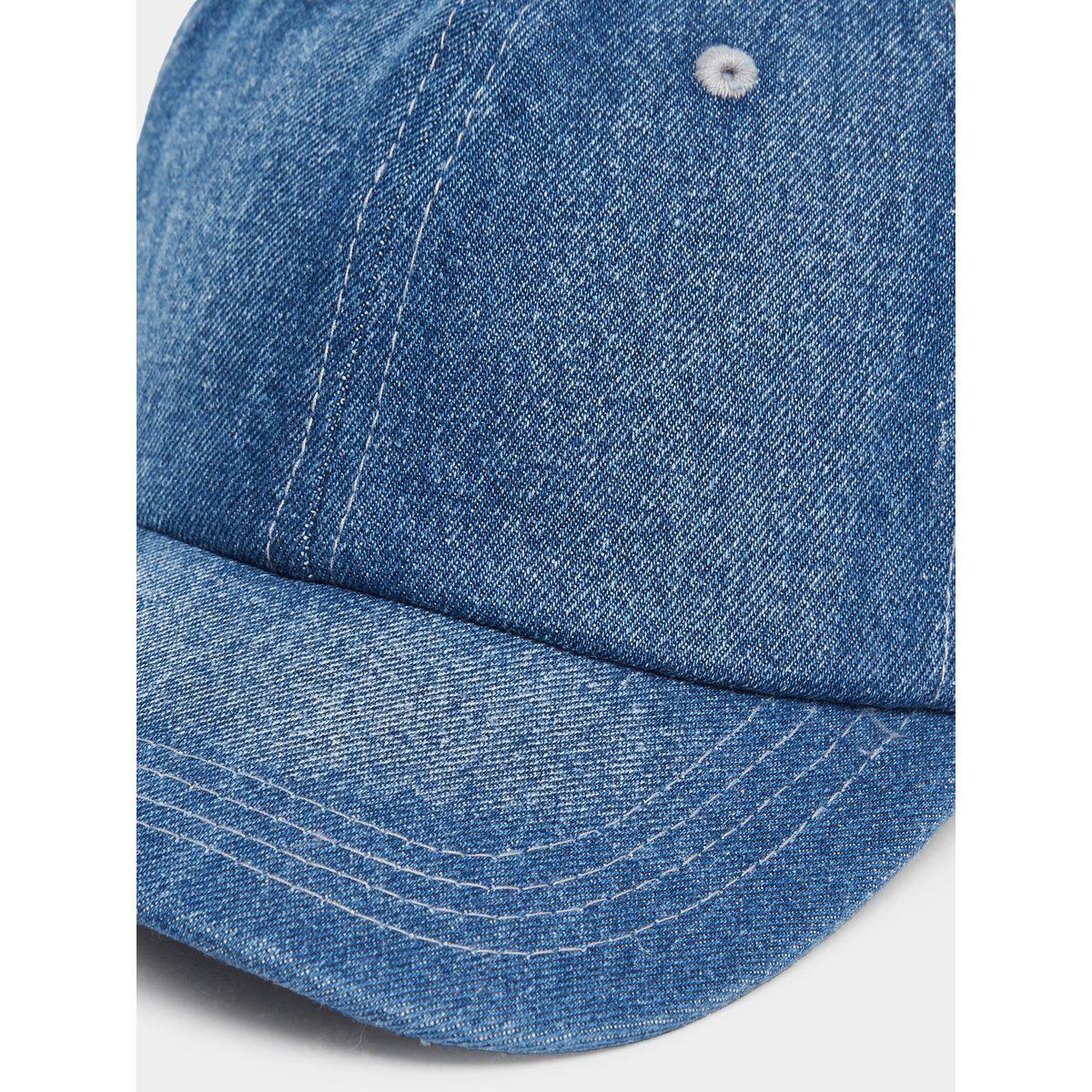 كاب بنسيج دنيم بتفاصيل باهتة-women-clothingaccessories-capsandhats-image-4
