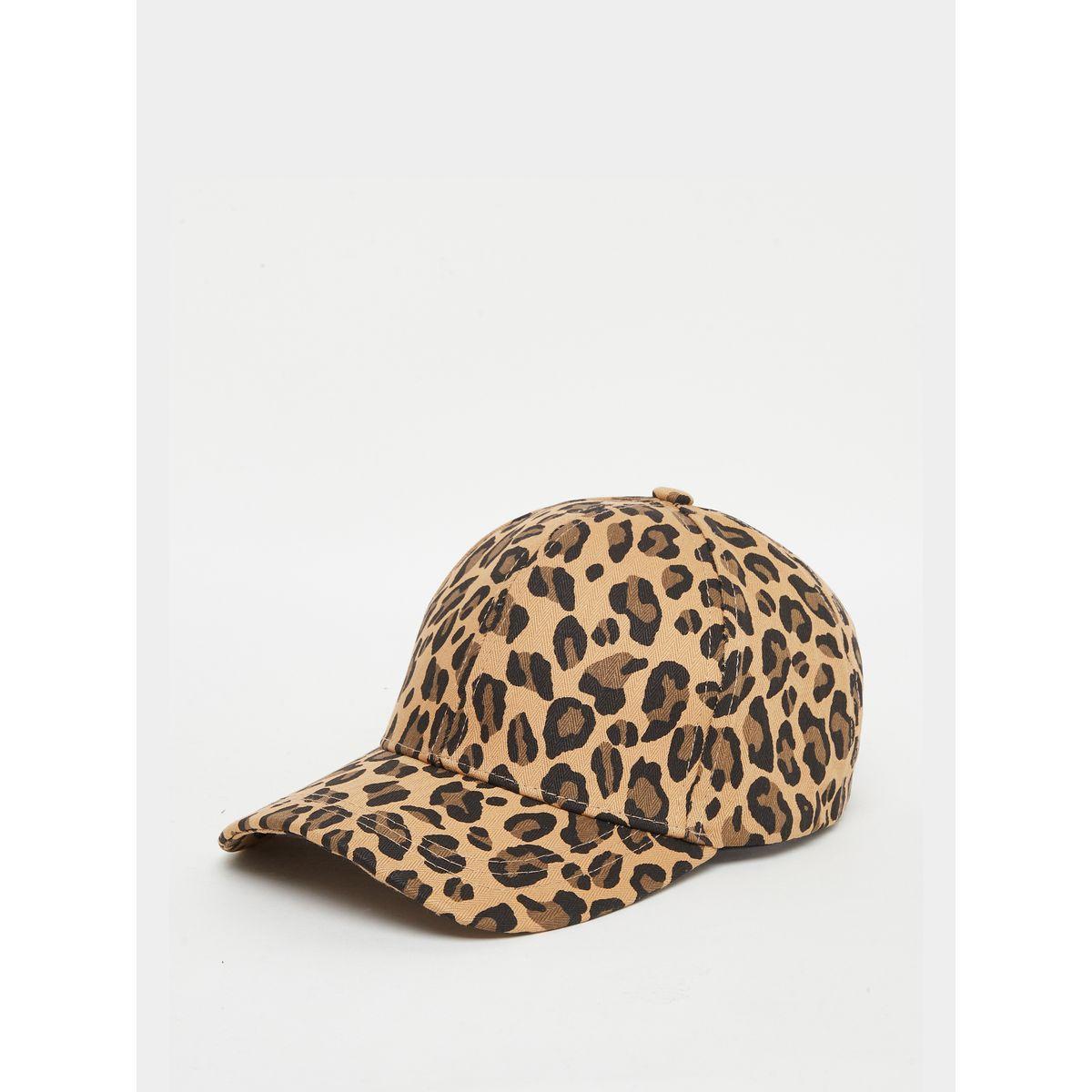Styli Leopard Print Cap-women-clothingaccessories-capsandhats-image-1