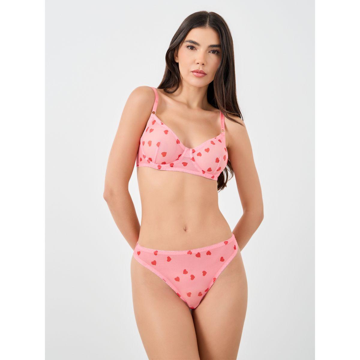 Styli Heart Print Wired Bra with Brief Set-women-clothing-lingerie-lingeriesets-image-1