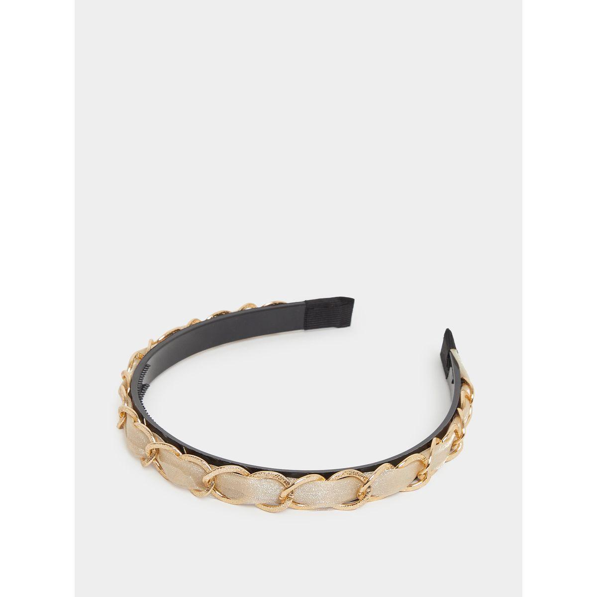 Styli Pack of 2 - Criss Cross Chain Headband-women-hairaccessories-image-5