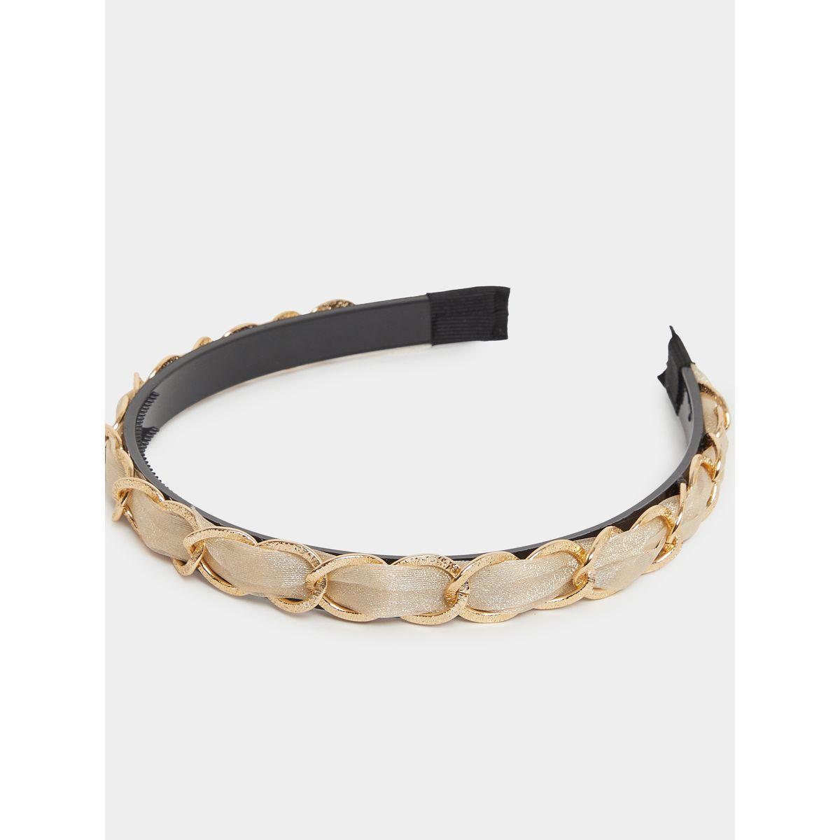 Styli Pack of 2 - Criss Cross Chain Headband-women-hairaccessories-image-7