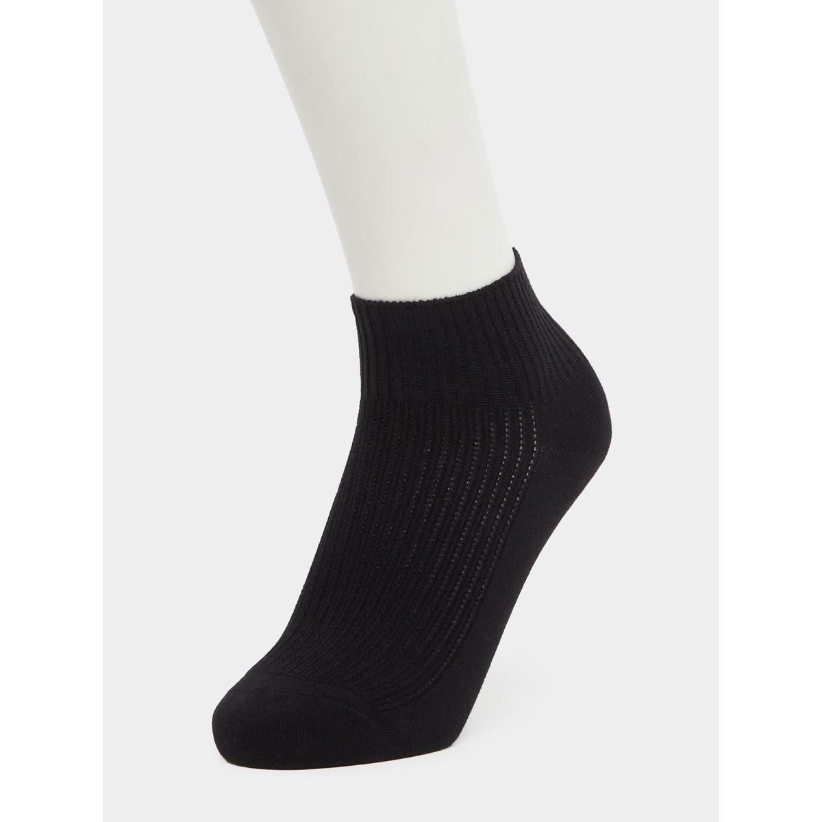 مجموعة من 2 - جوارب سادة بطول الكاحل-women-socksandstockings-image-4