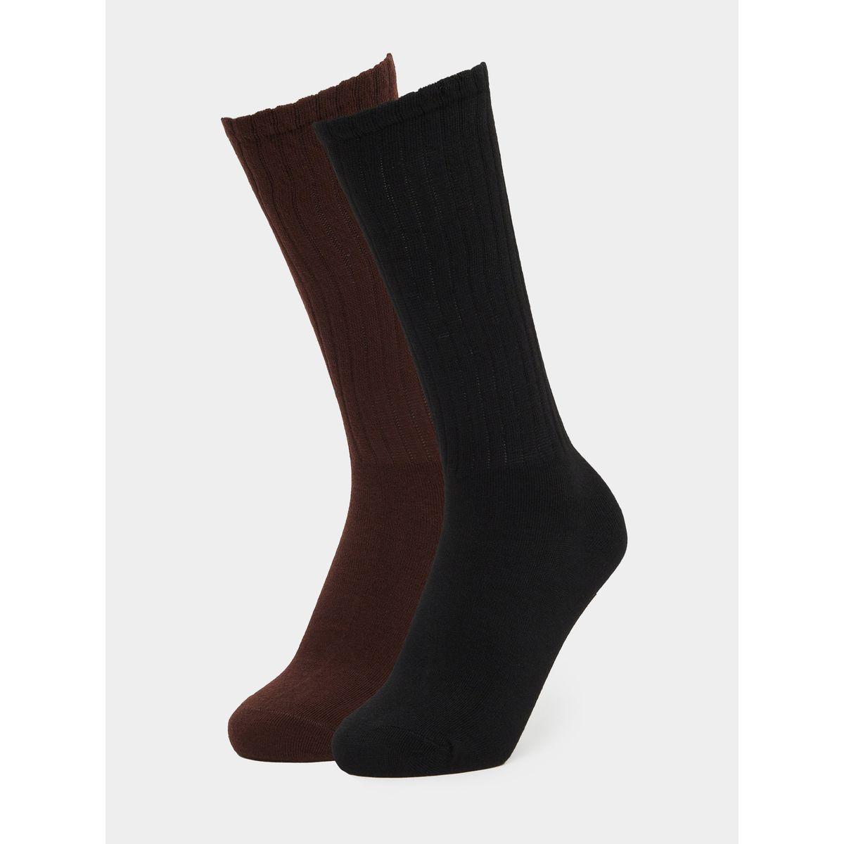 Styli Pack of 2 - Ribbed Socks-women-socksandstockings-image-1