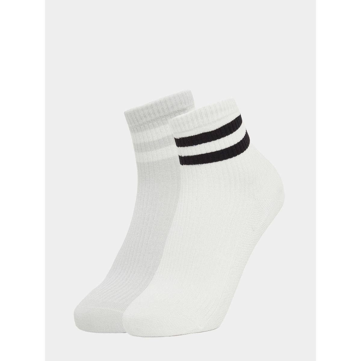 Styli Set of 2 - Dual Stripe Socks-women-socksandstockings-image-1