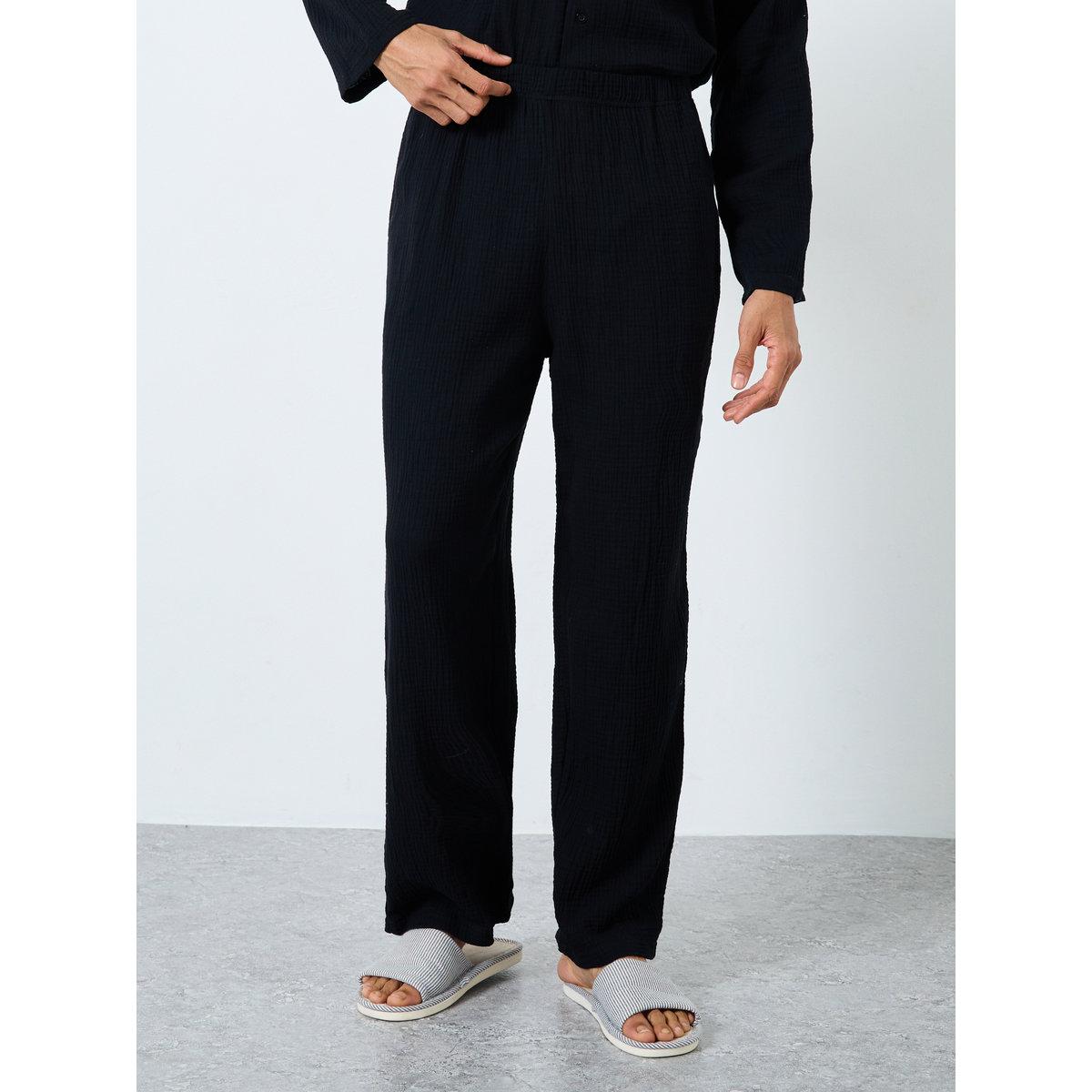 Styli Men Printed Pocket Textured Shirt and Pyjama Set-men-clothing-nightwear-sets-image-5