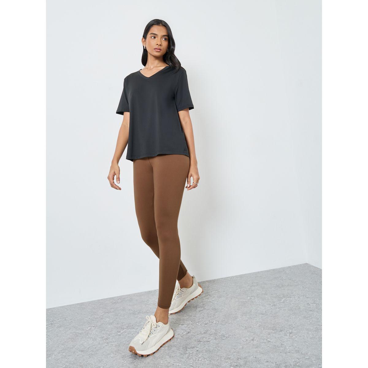 ليقنز سادة بخصر مطاطي-women-clothing-bottoms-leggings-image-1