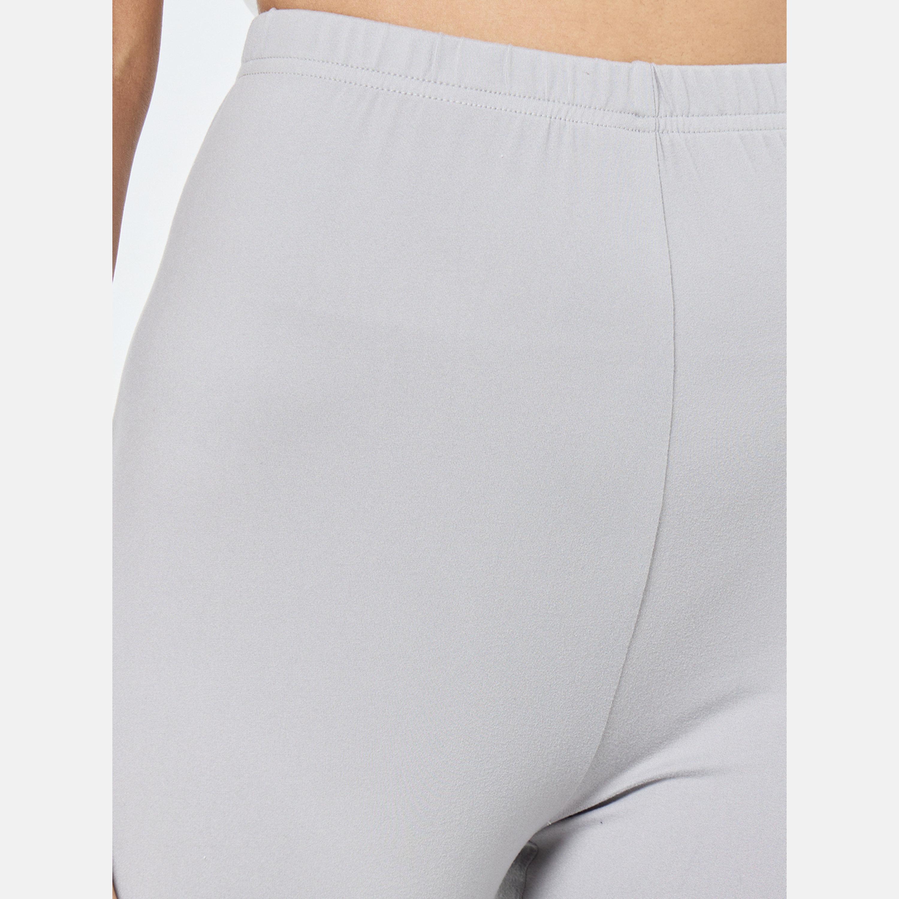 ستايلي - بنطال ضيق رمادي للنساء مع حزام خصر مطاطي-women-clothing-bottoms-leggings-image-3