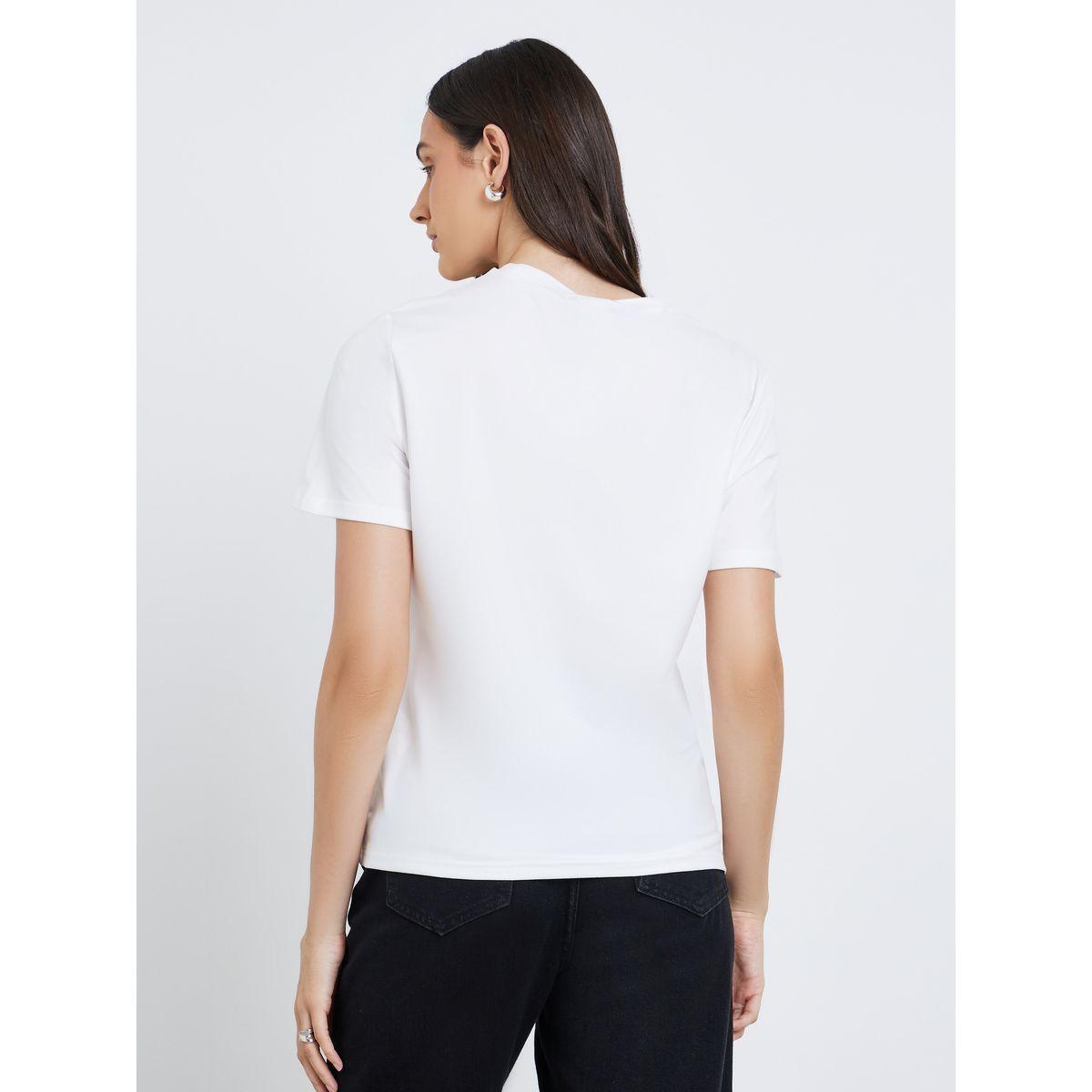 تيشيرت بطبعة سيارة وقصة سليم فيت-women-clothing-tshirts-image-5