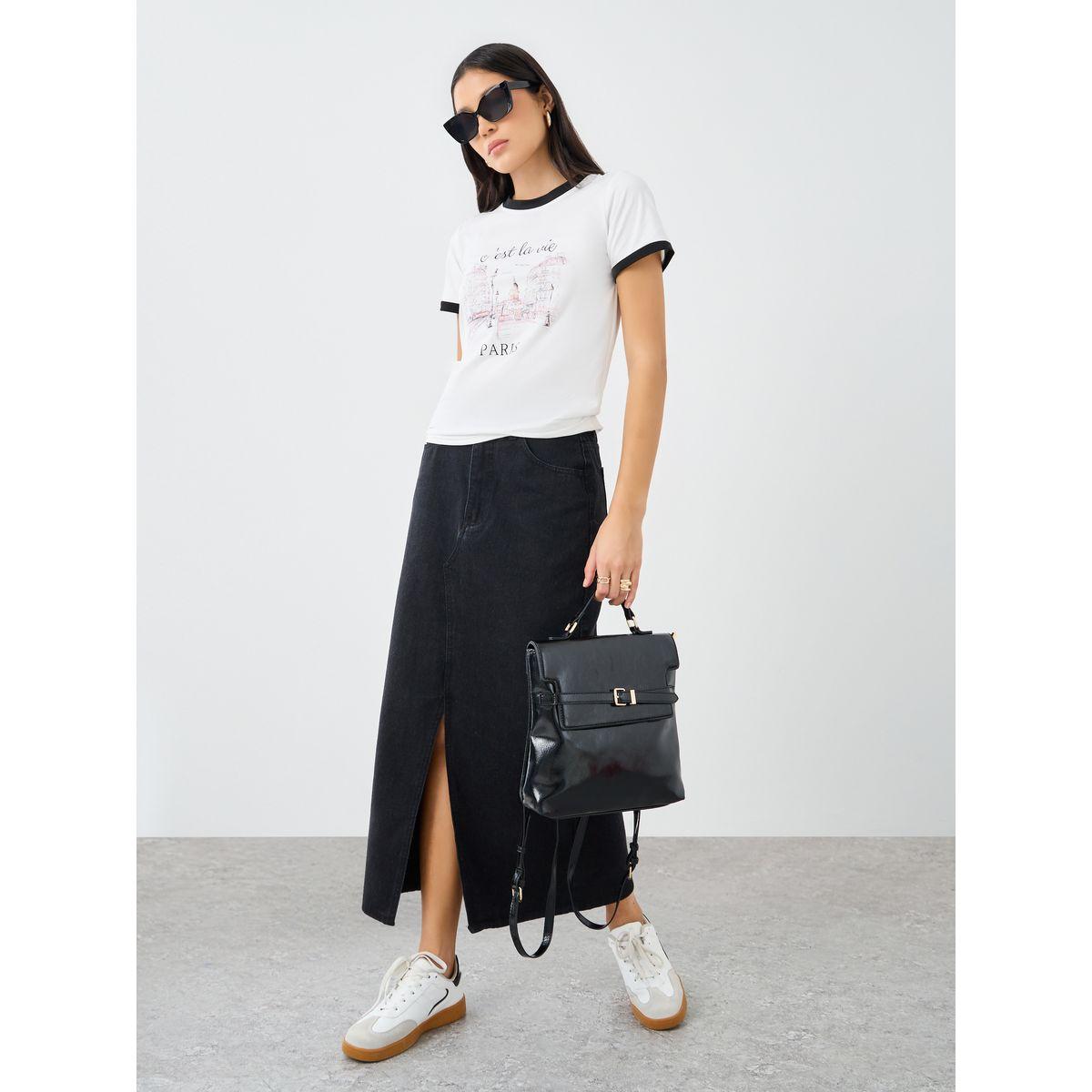 Styli Graphic Print Short Sleeve T-Shirt-women-clothing-tshirts-image-2
