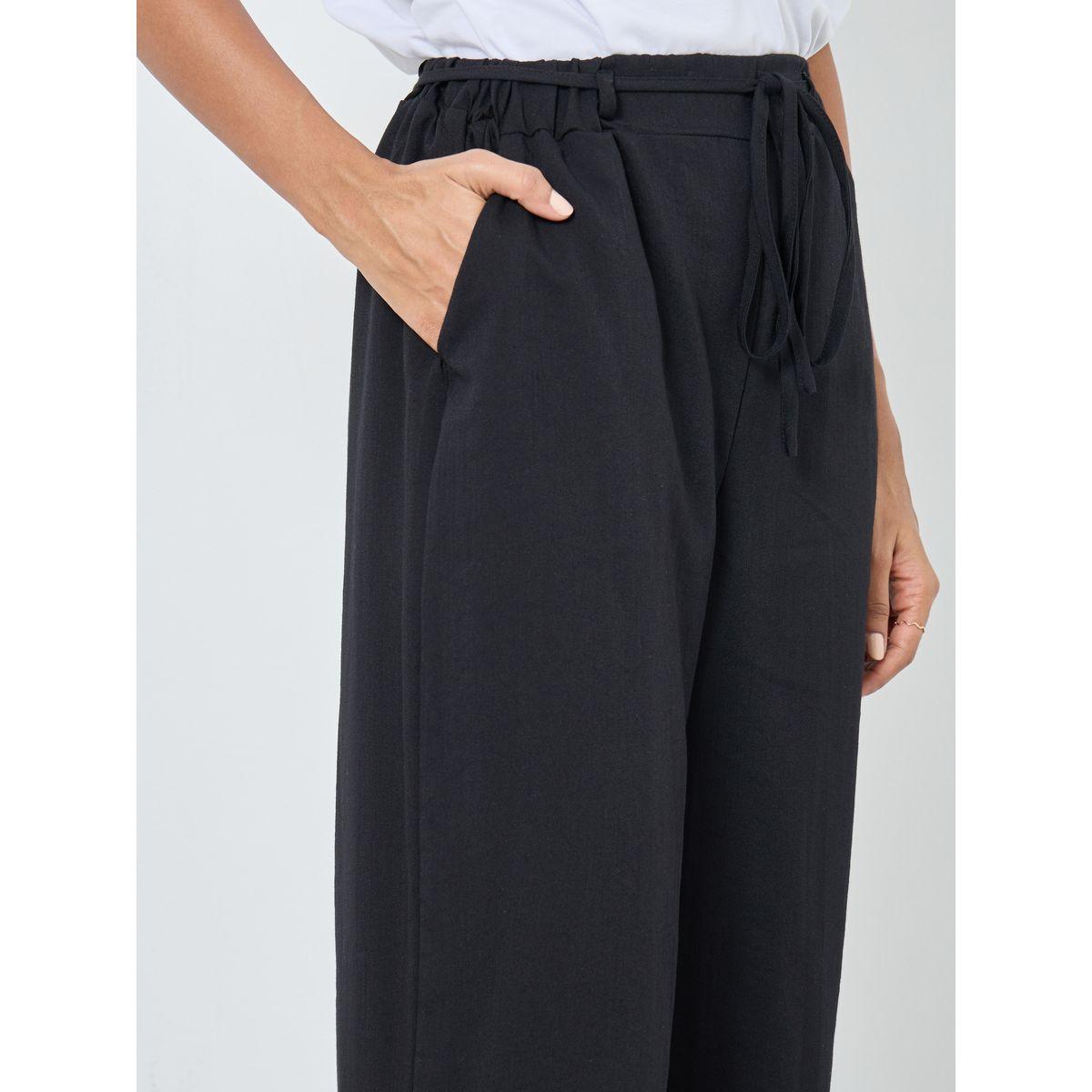 جوغر سادة بقصة أرجل واسعة-women-clothing-bottoms-joggers-image-2