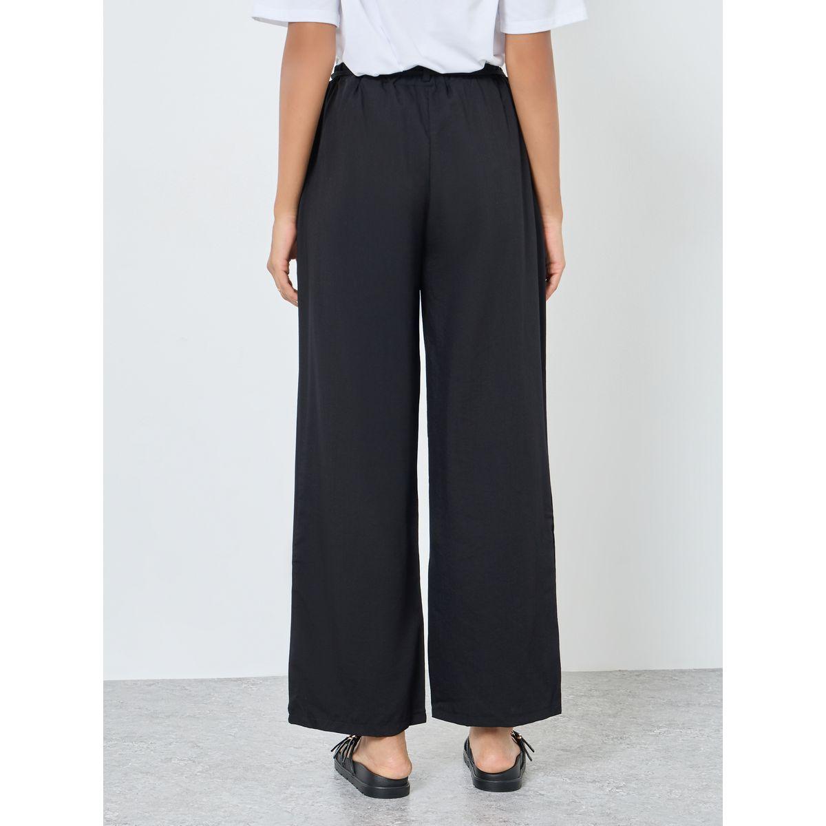 جوغر سادة بقصة أرجل واسعة-women-clothing-bottoms-joggers-image-5