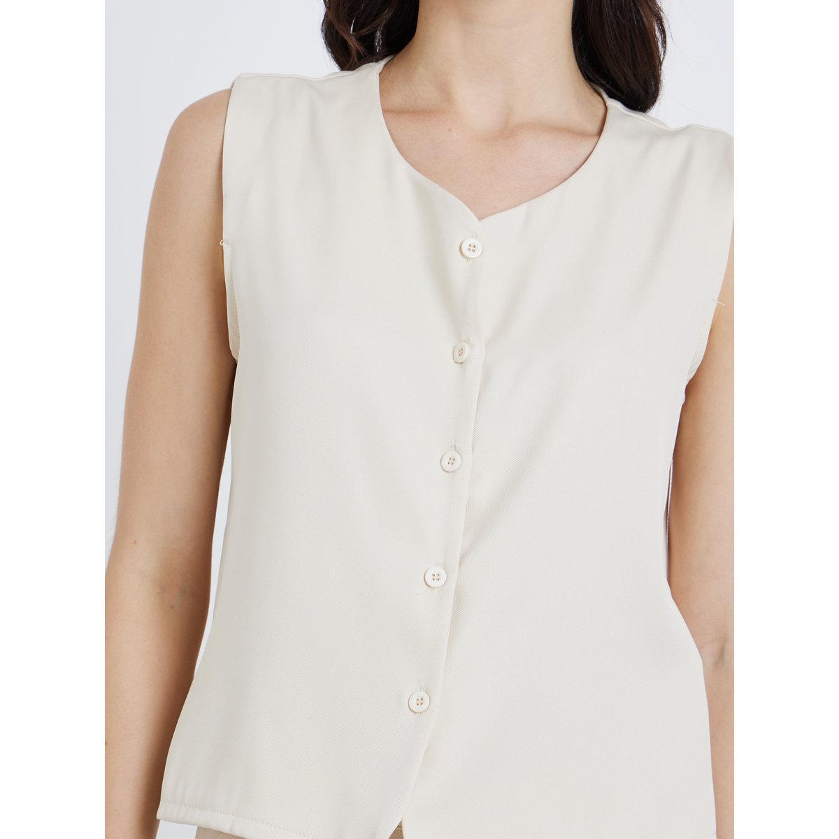 طقم منسق من بنطال وبلوزة بدون أكمام-women-clothing-coordsets-image-3