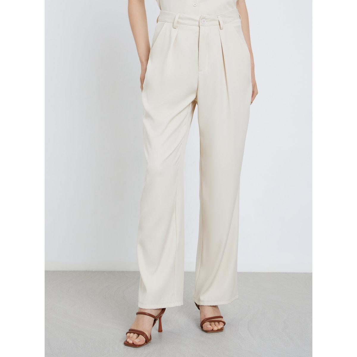 Styli Solid Sleeveless Buttoned Top and Pant Co-Ords-women-clothing-coordsets-image-5
