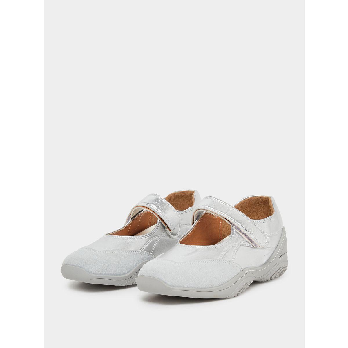 Styli Women Silver Square Toe Shoes-women-shoes-sneakers-image-3
